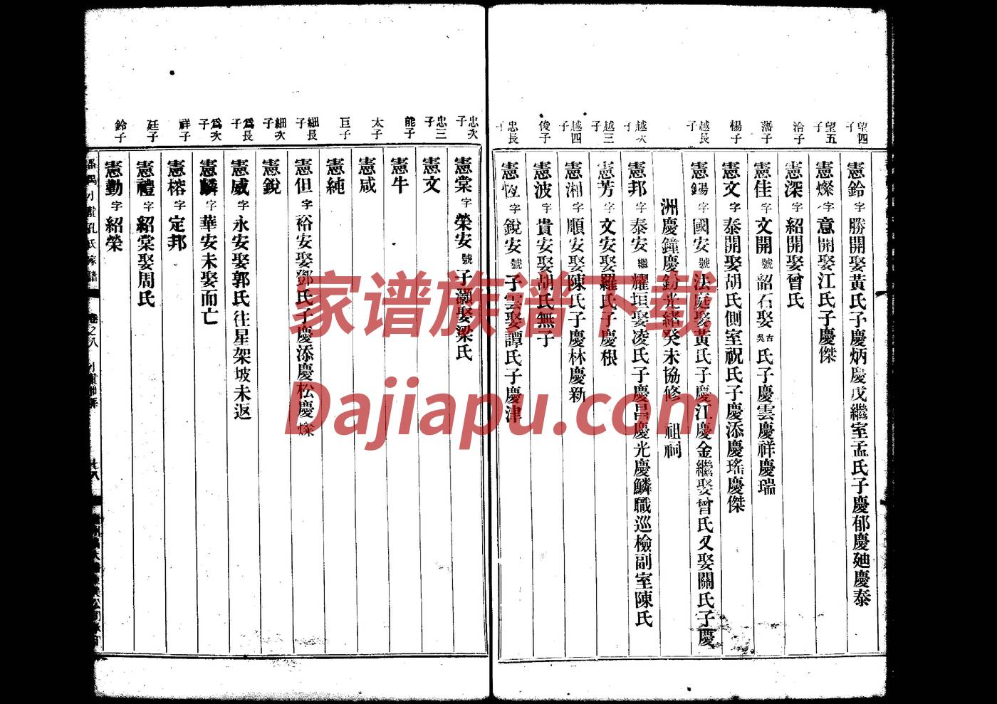 广东李氏族谱