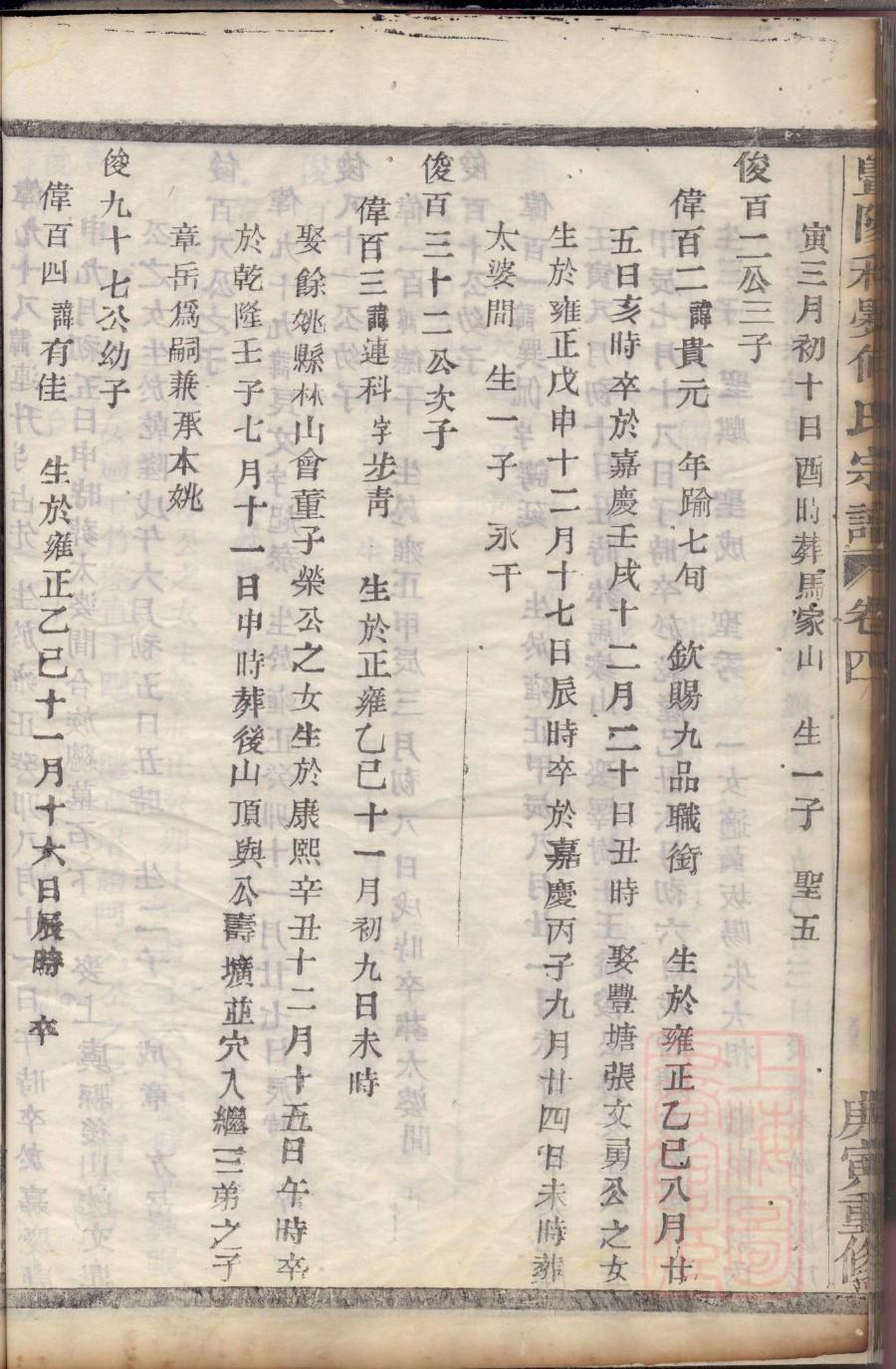 范氏族谱家谱
