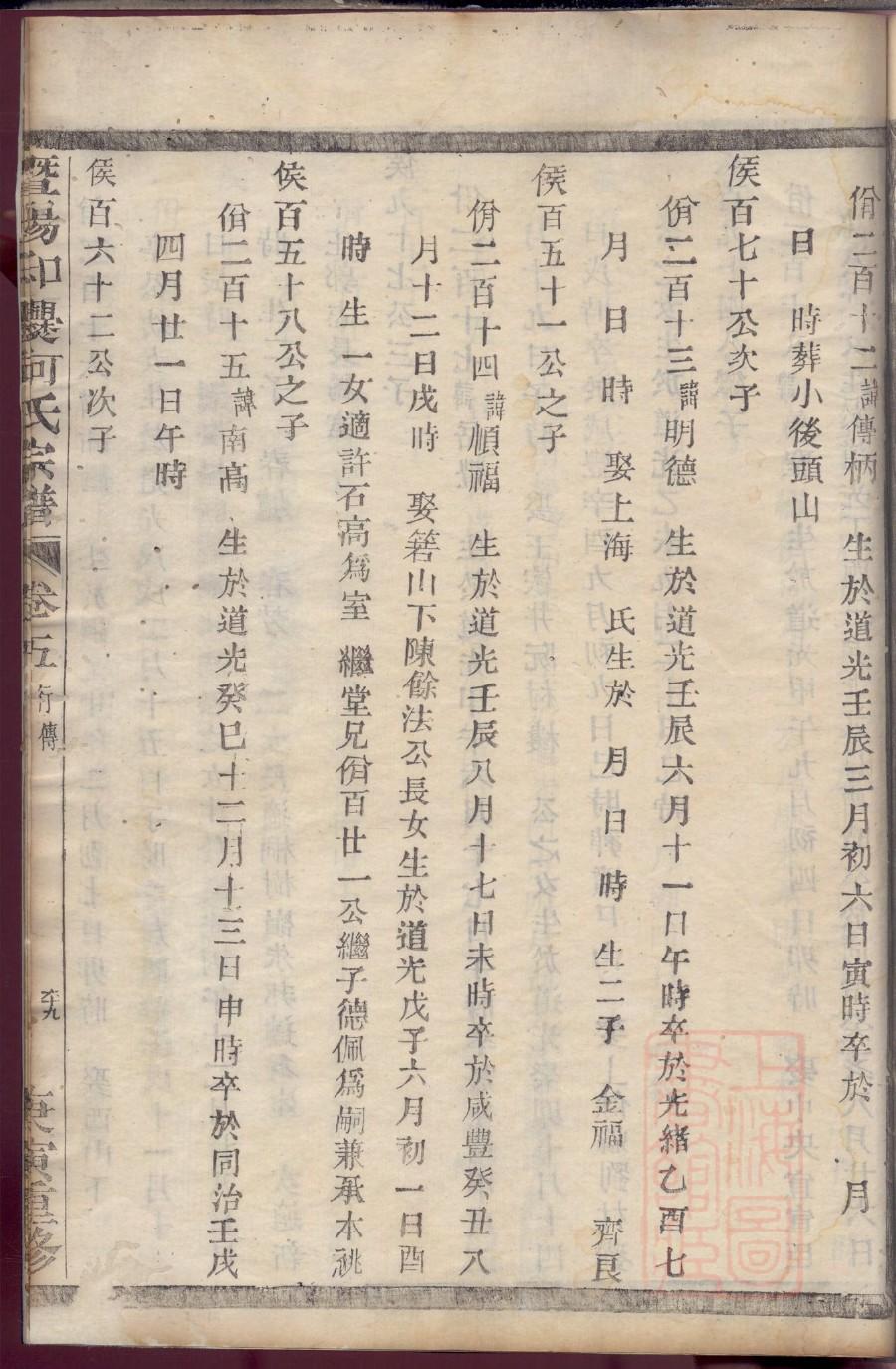 莱氏家谱24个辈分