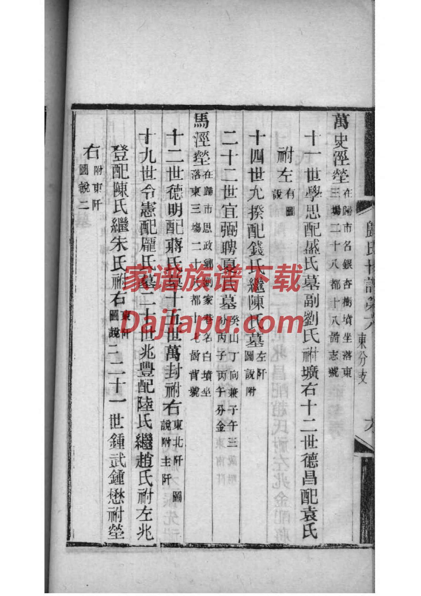 尾氏家谱24个辈分