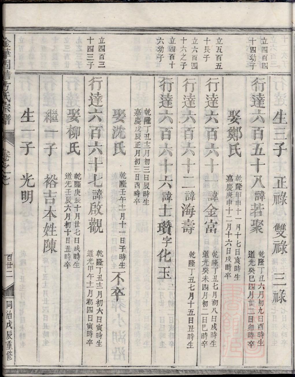 延陵吴氏族谱辈分