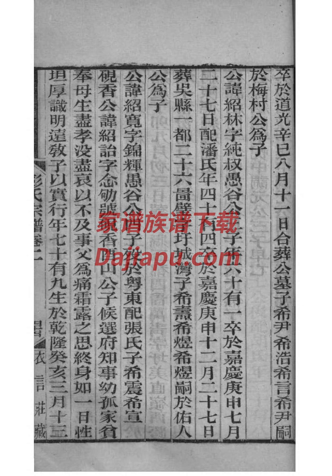 涂氏族谱