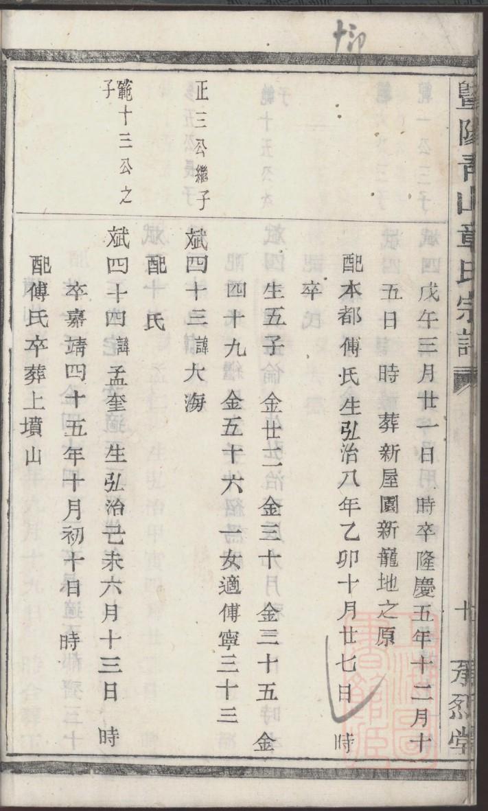 从姓族谱字辈排行