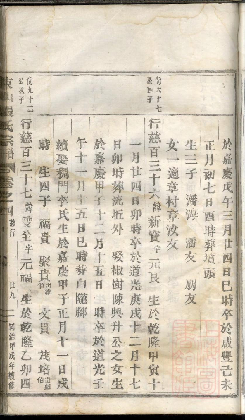 何氏家谱在什么地方