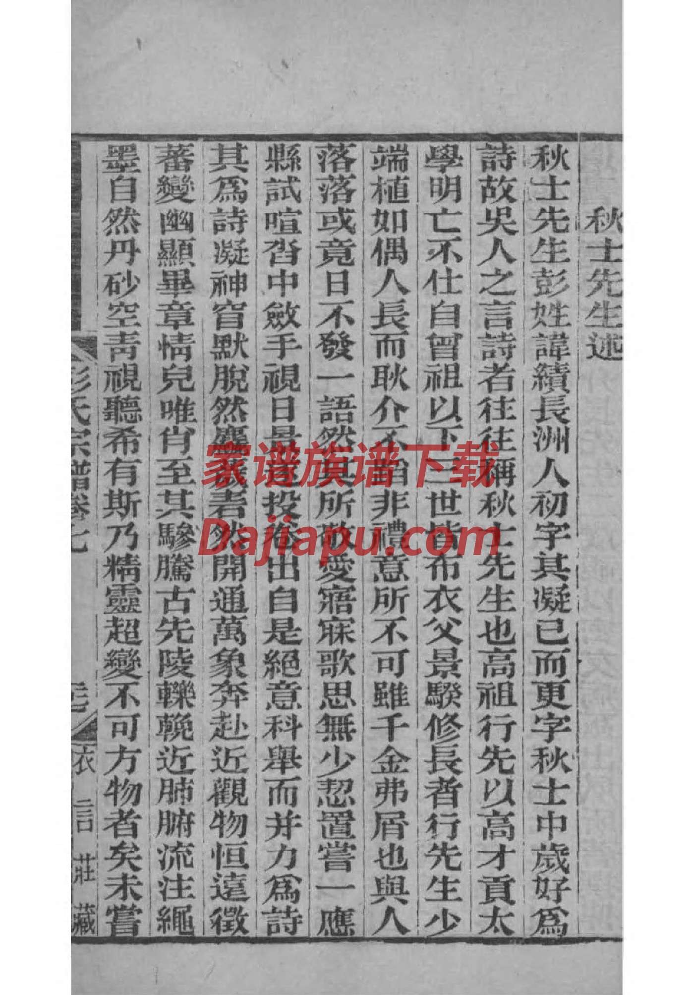 家谱怎么看