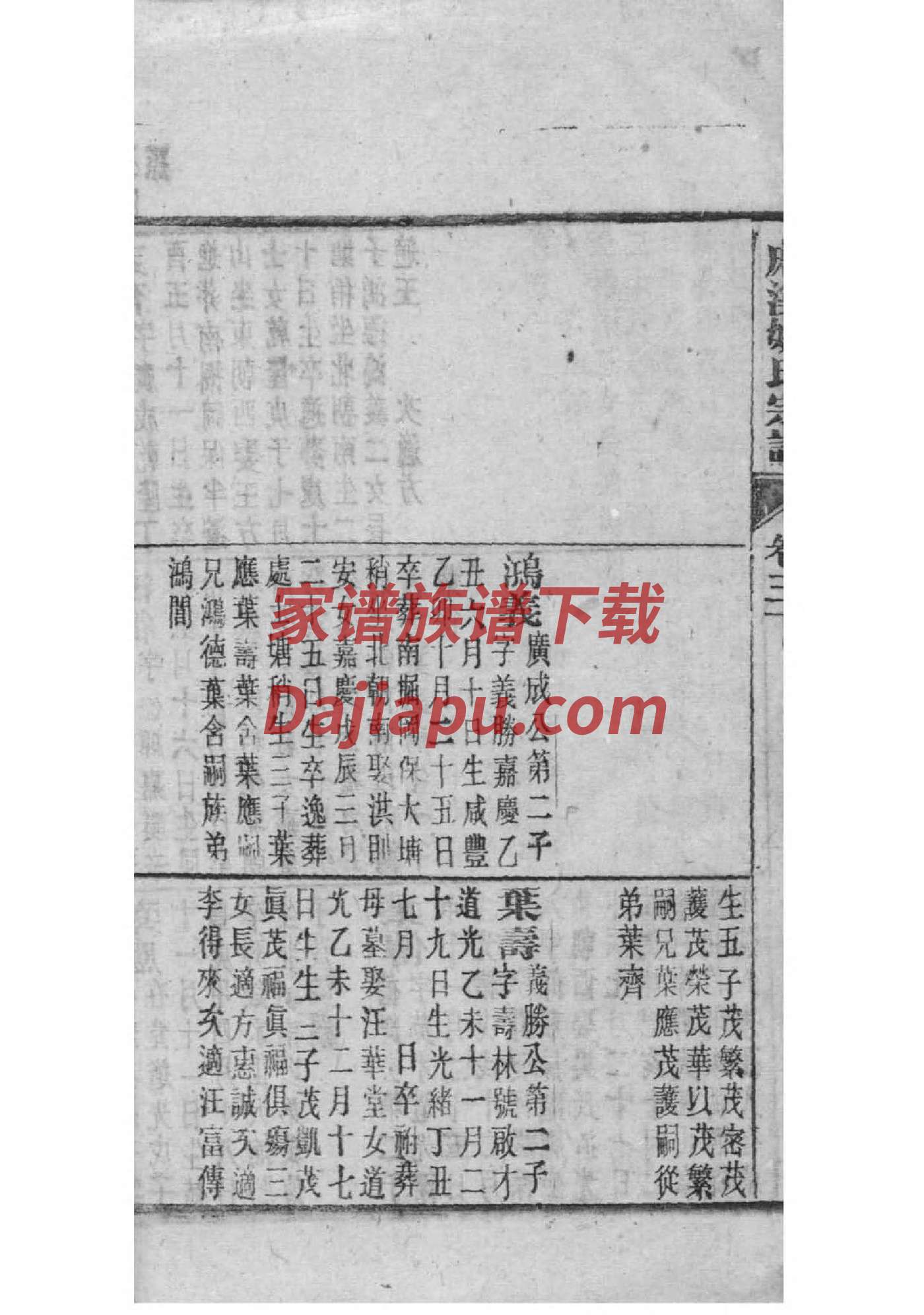 年氏族谱