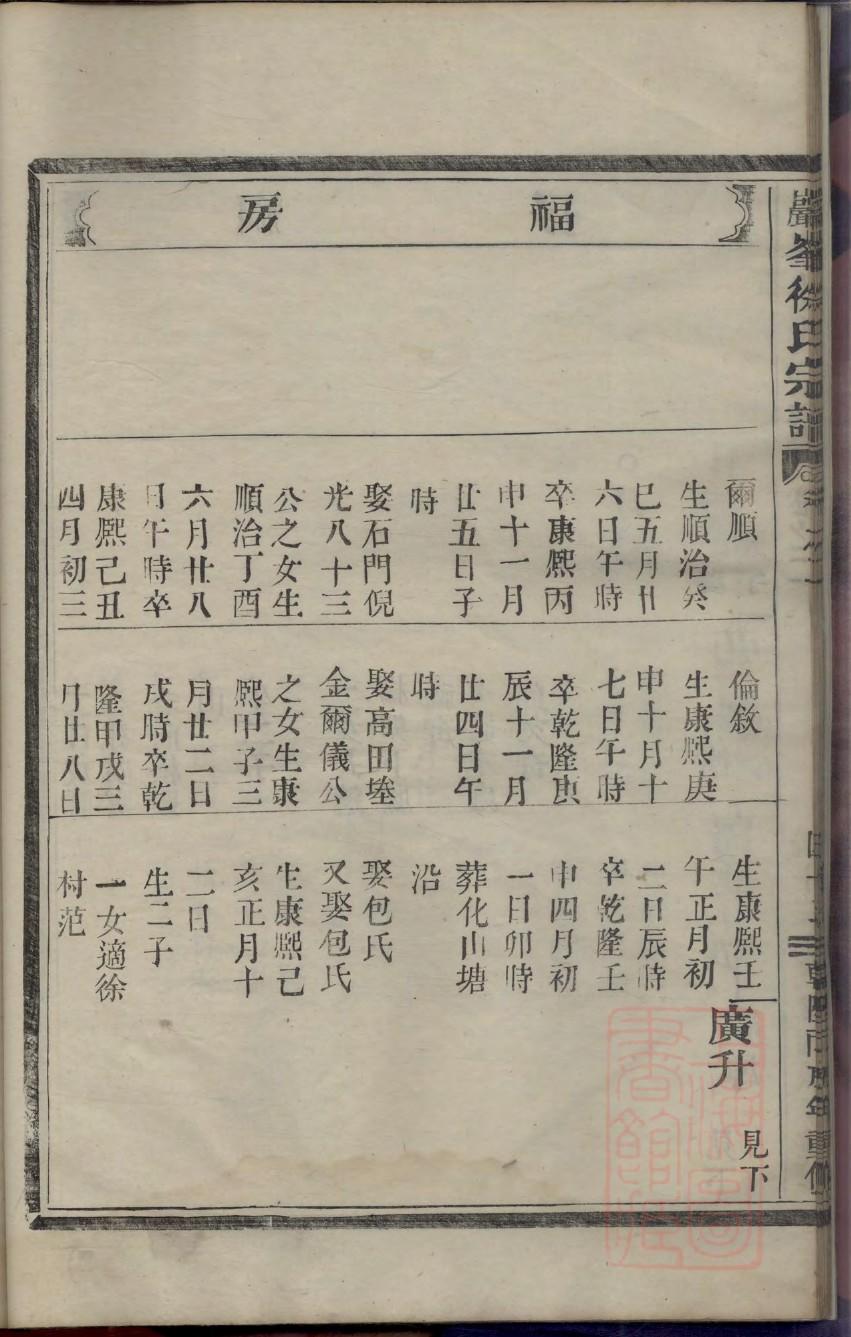 开放家谱