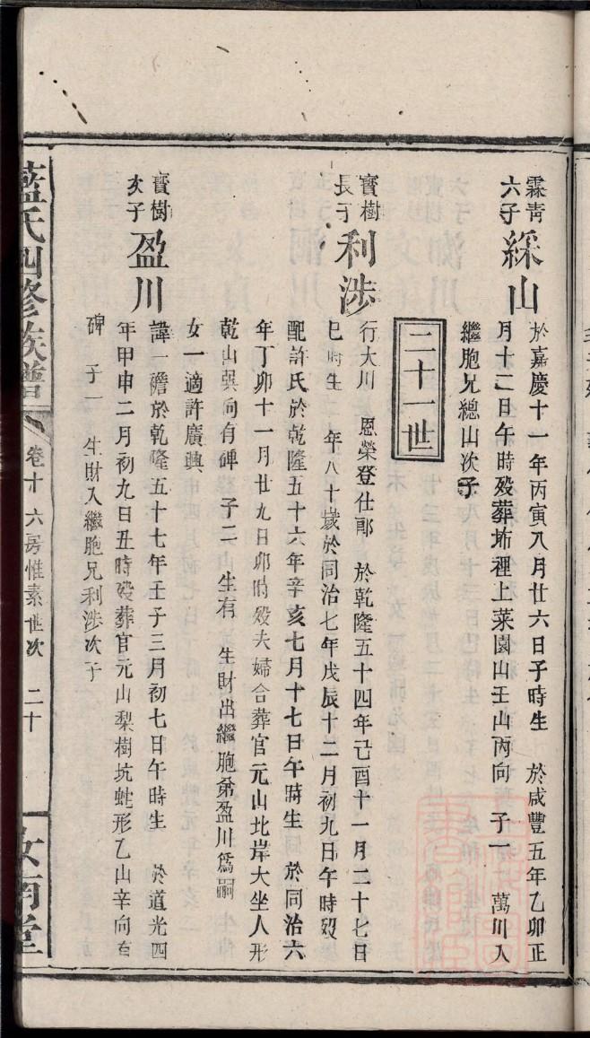 闪氏族谱家谱