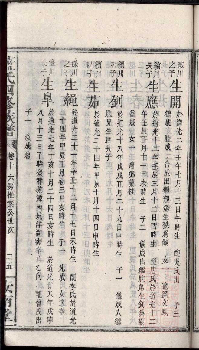 徐氏族谱辈分大全