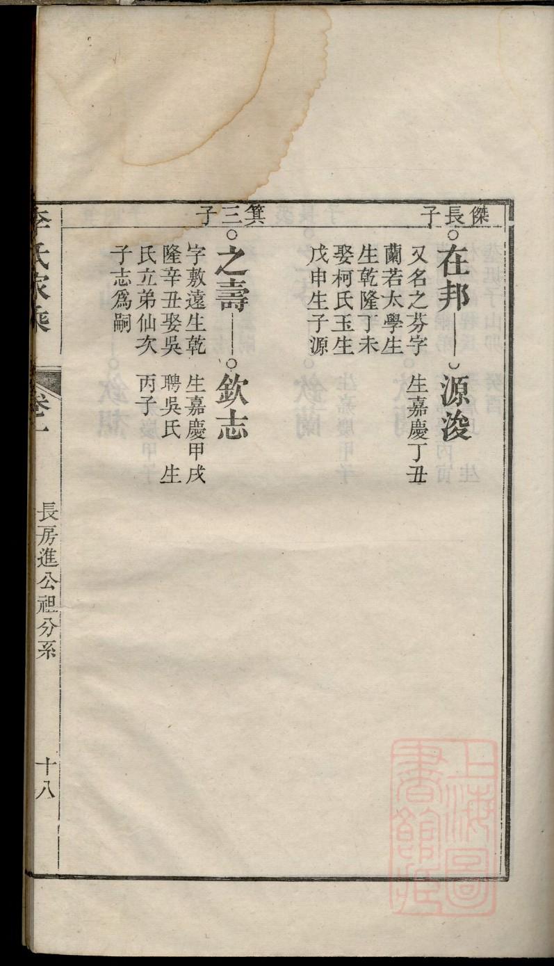 河南商丘傅氏家谱