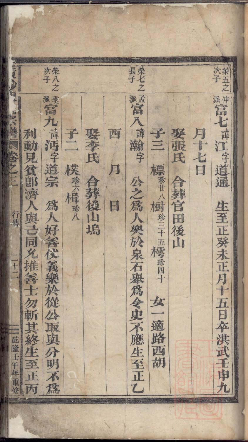 旷姓族谱字辈大全