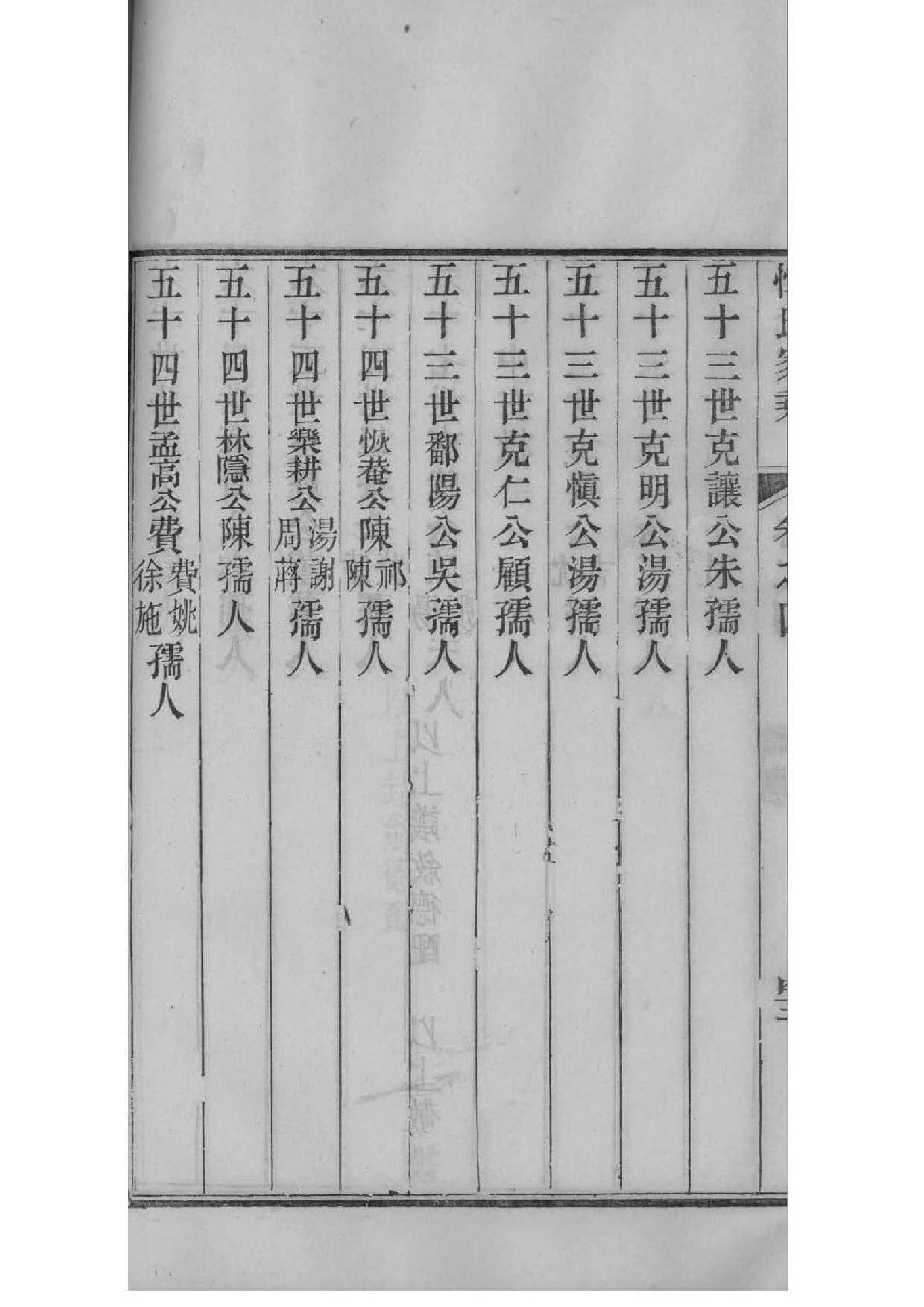 家谱样本图初中生