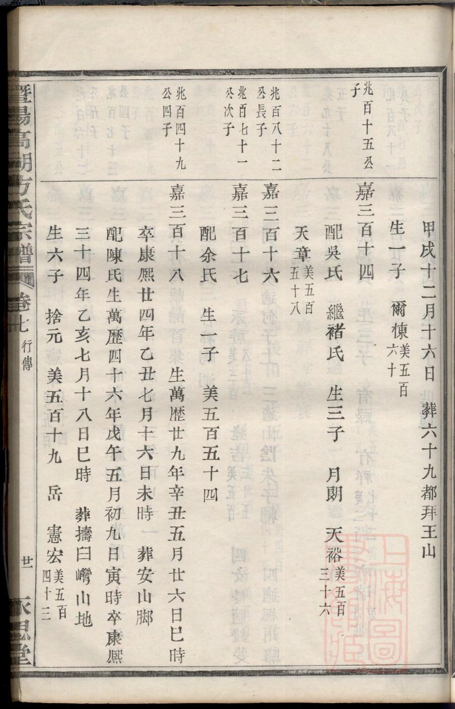 辛氏族谱108字辈