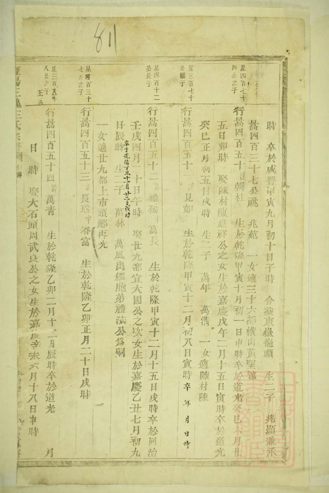 余姓家谱全部字辈排名