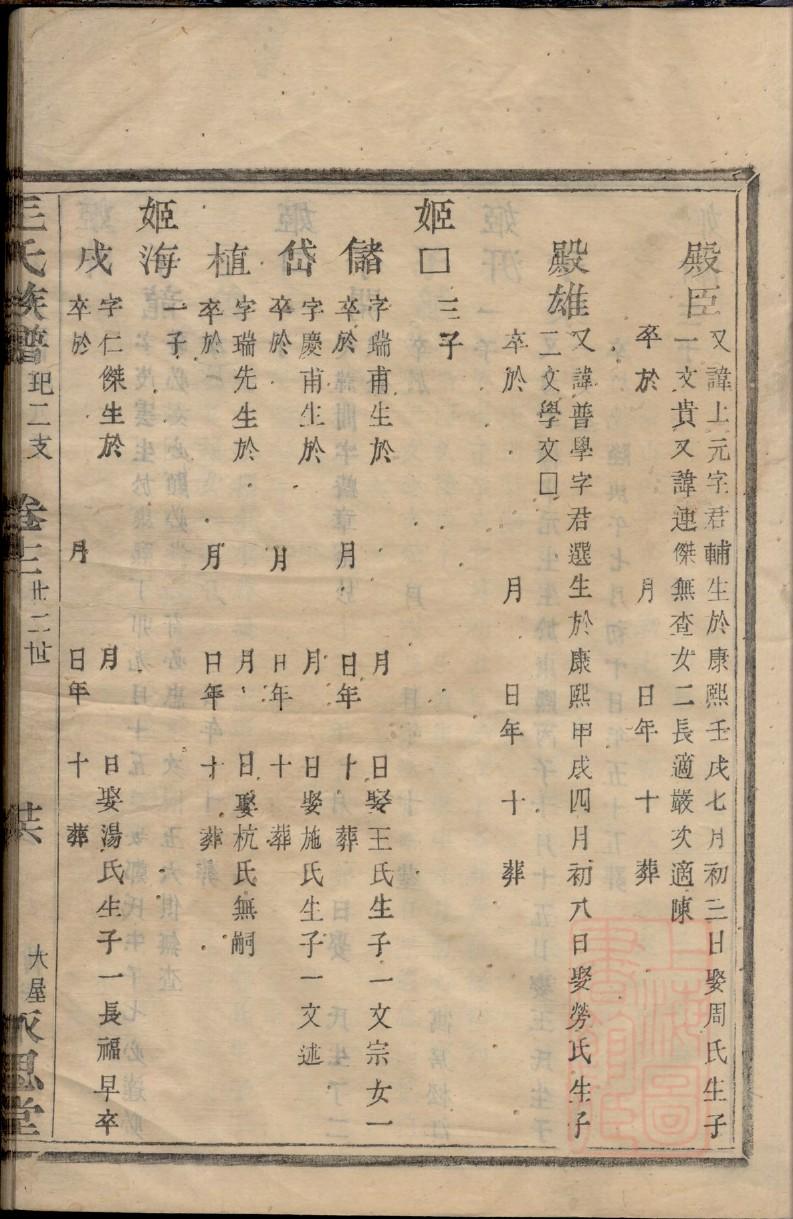 弭氏家谱查询一览表