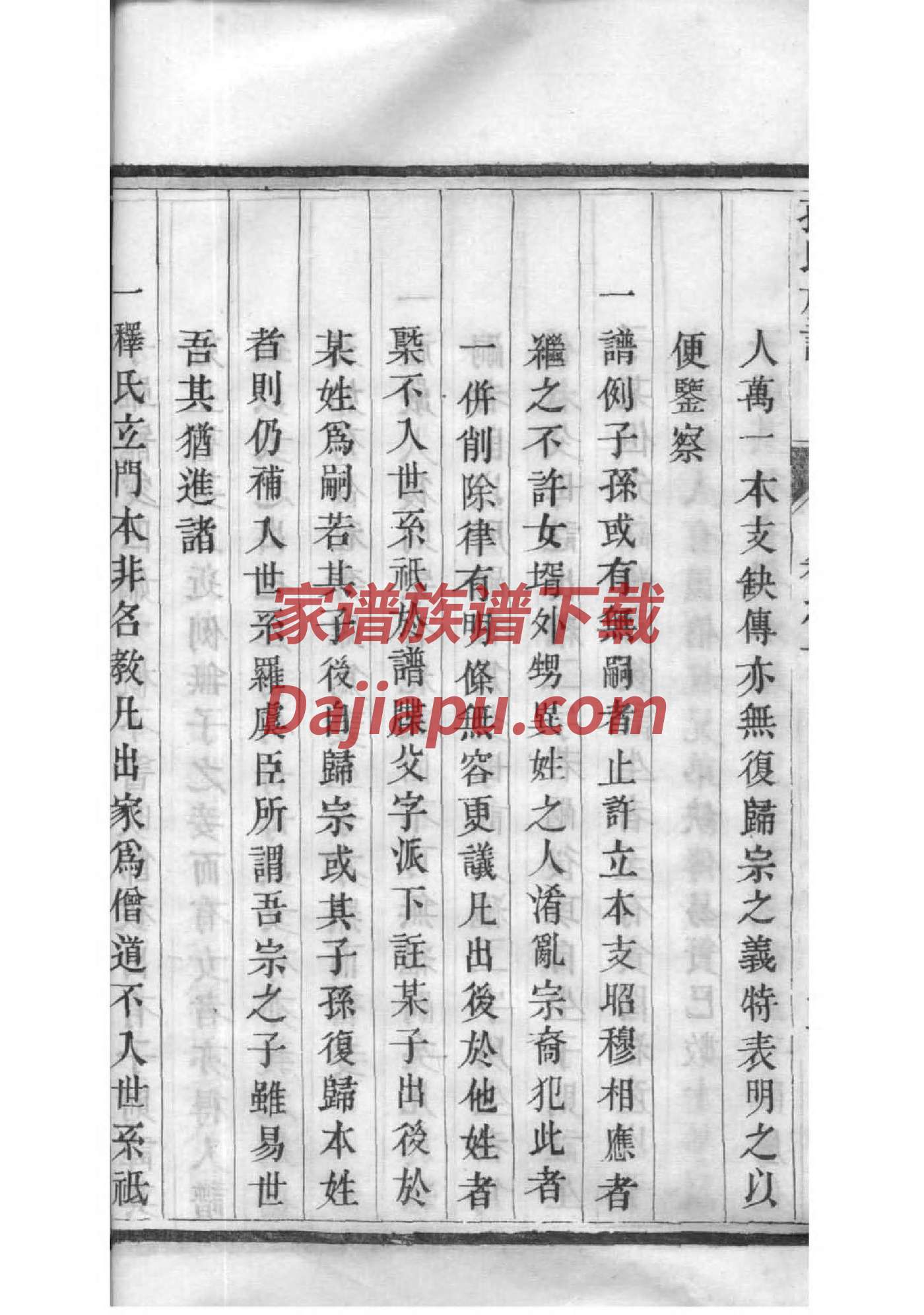 家谱排字
