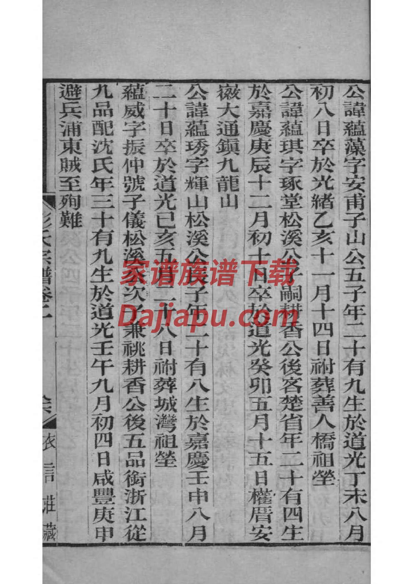 四川安有两县杨氏家谱