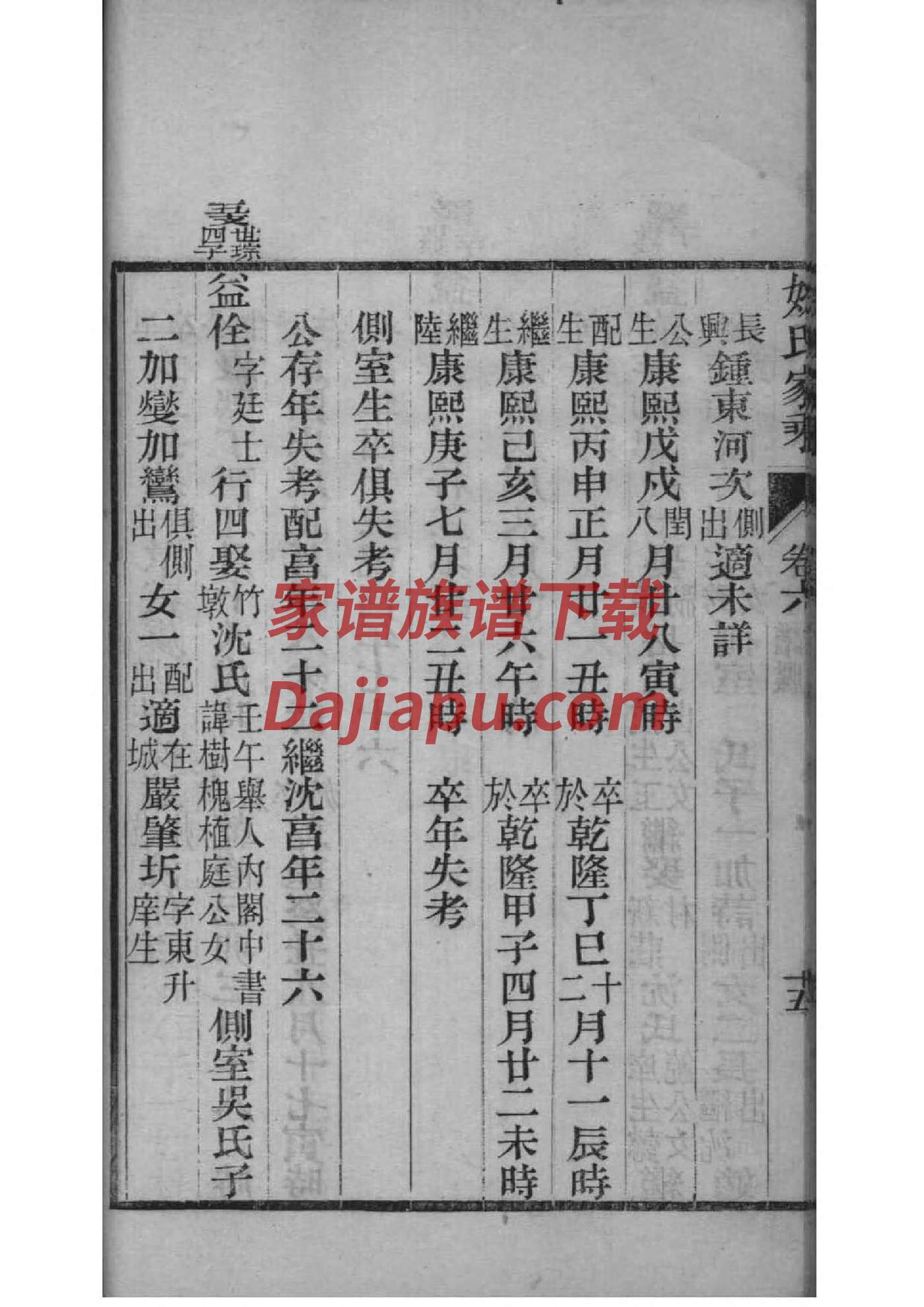家谱图绘制初中