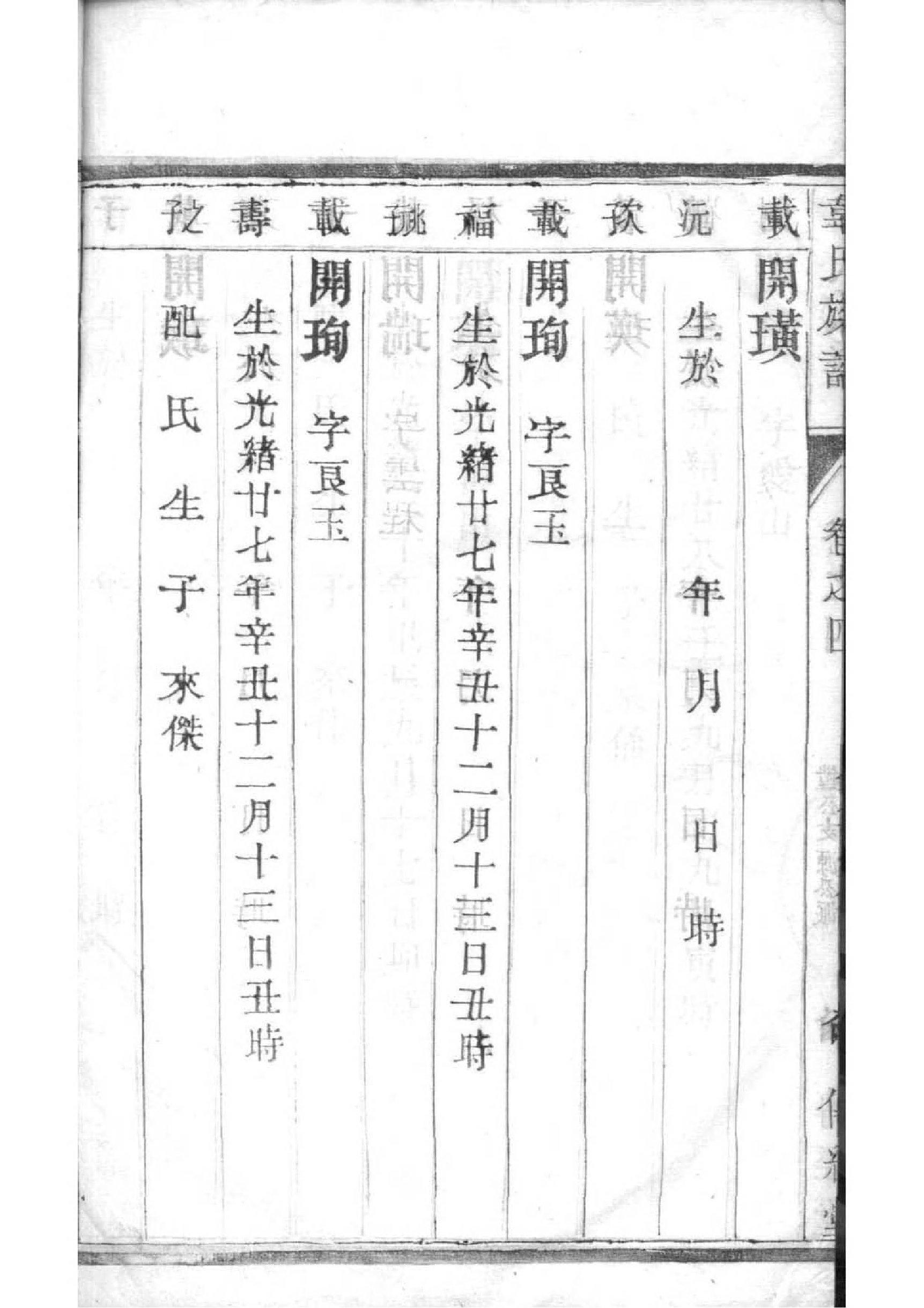 四川谭氏族谱