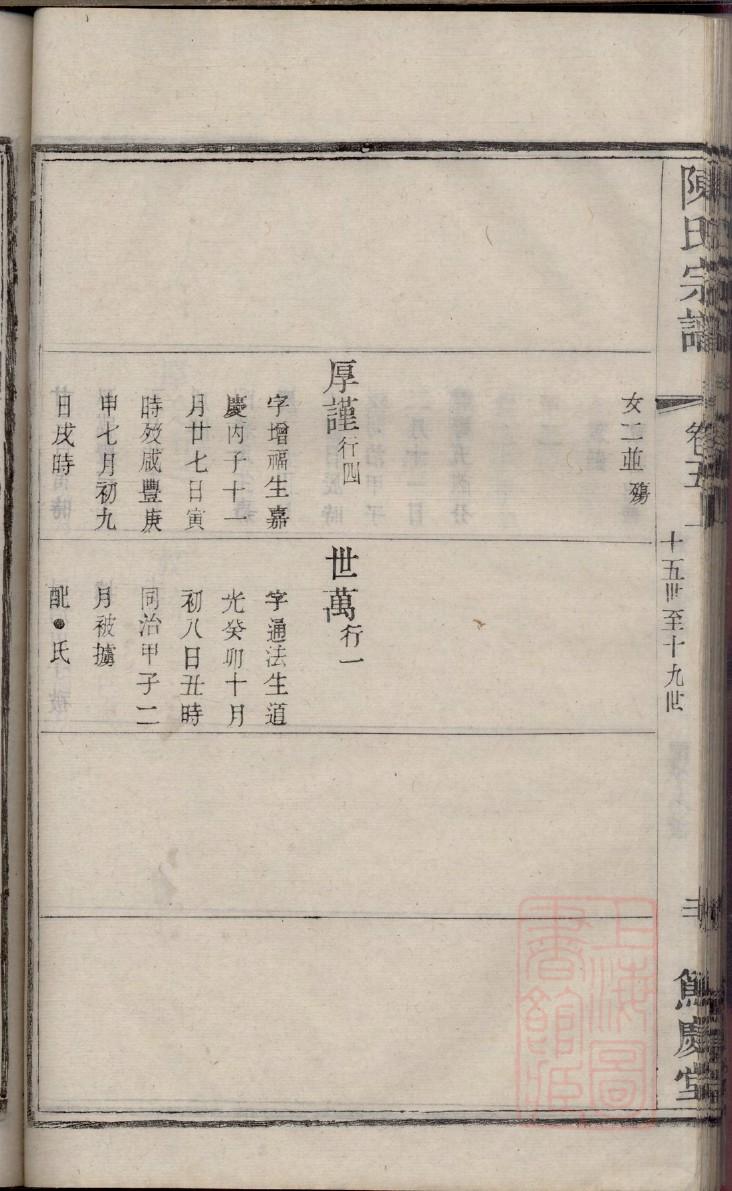 奉氏族谱序言范文