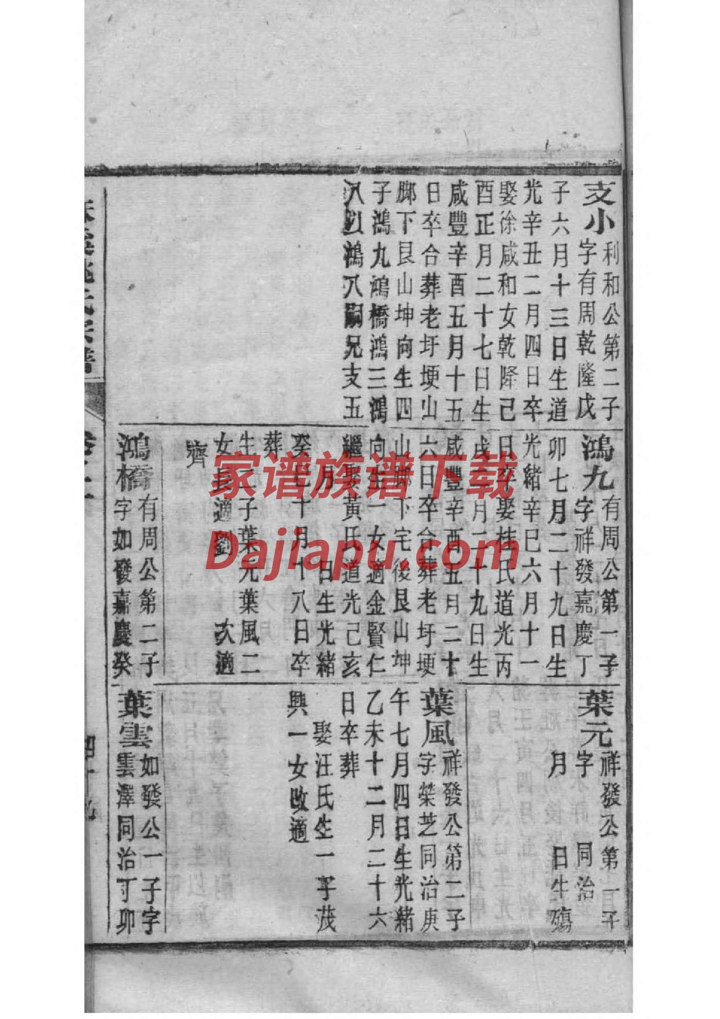 禄氏族谱家谱
