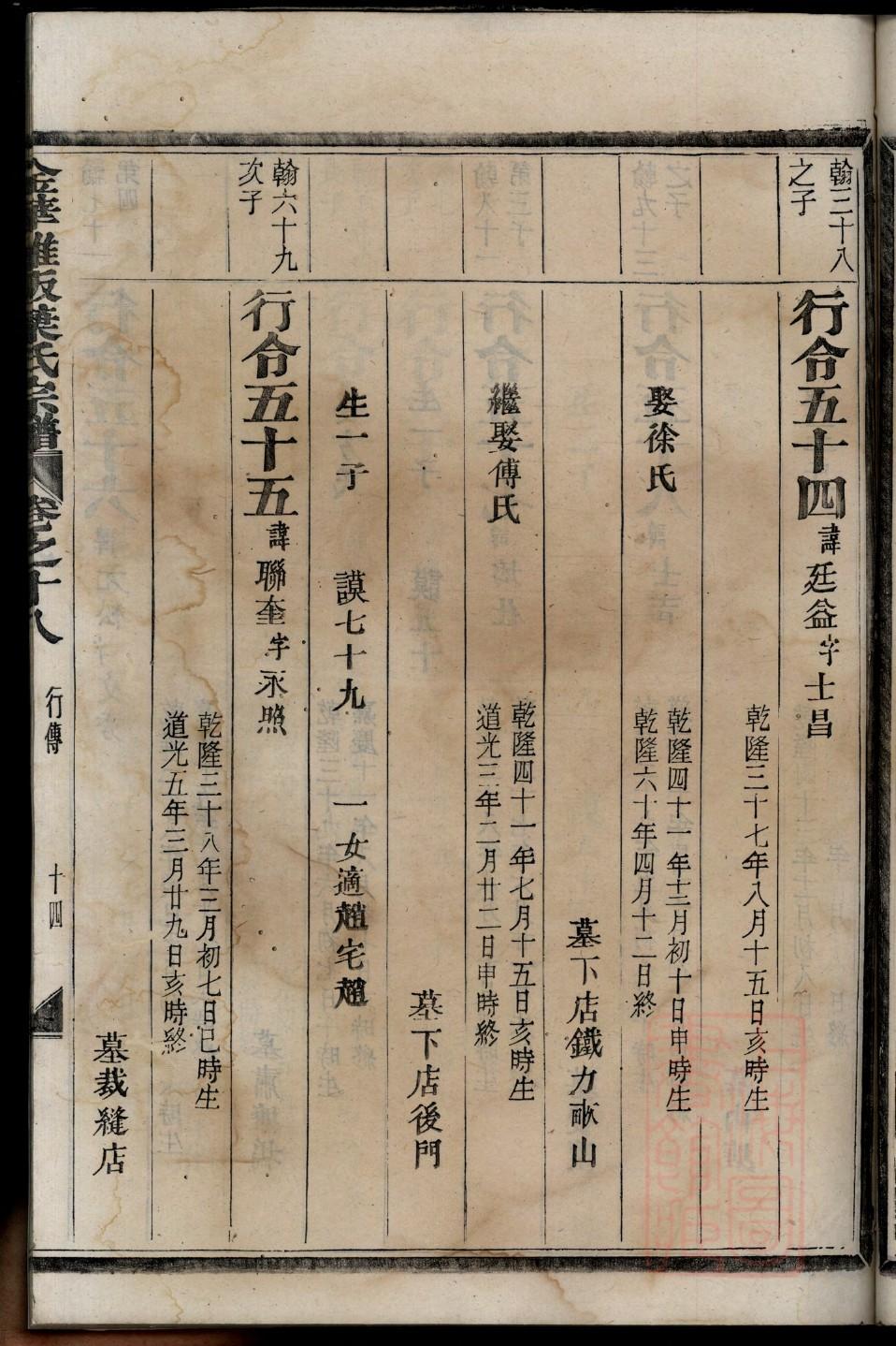 愈姓族谱字辈查询全部