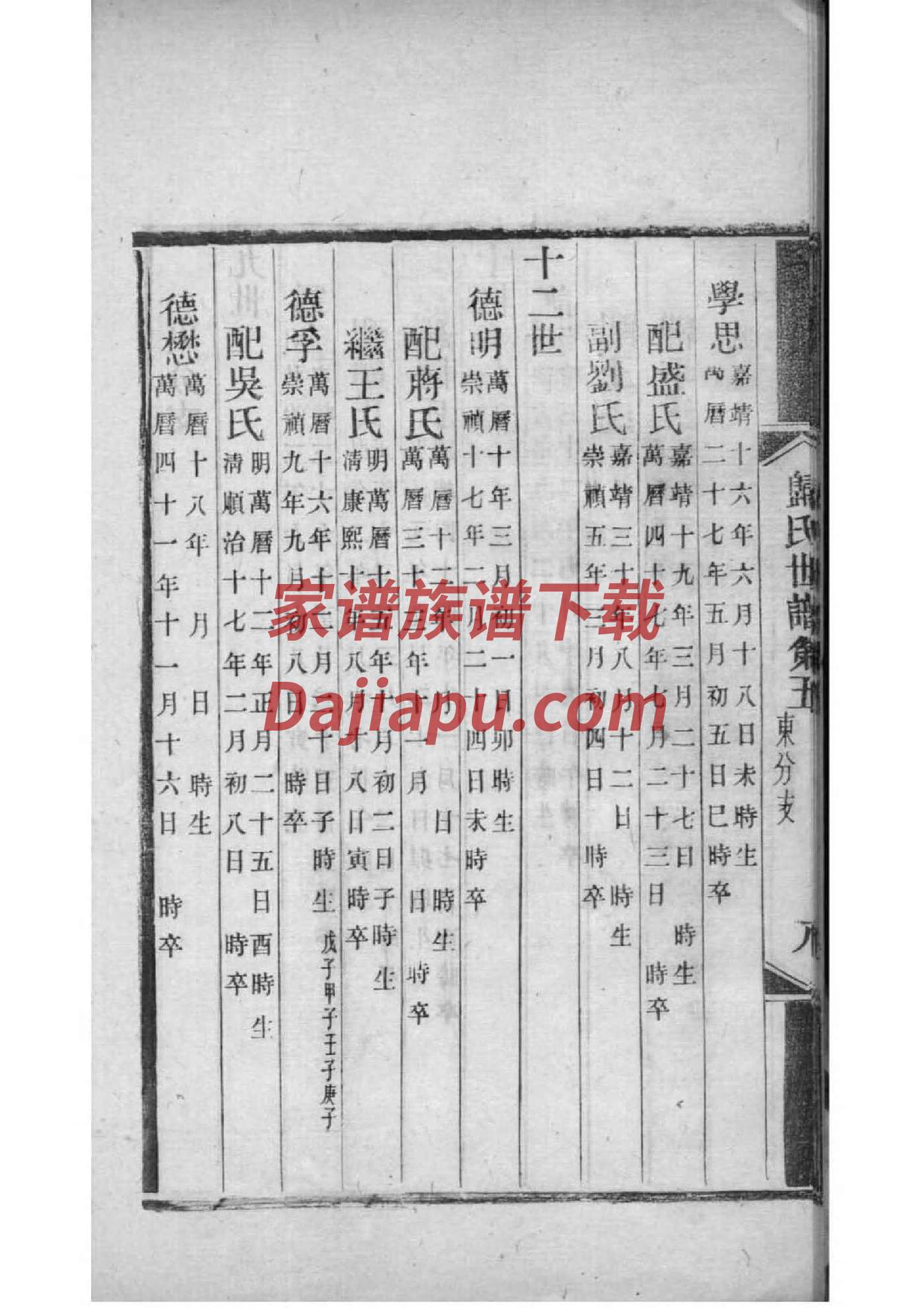 和姓家谱全部辈分大全
