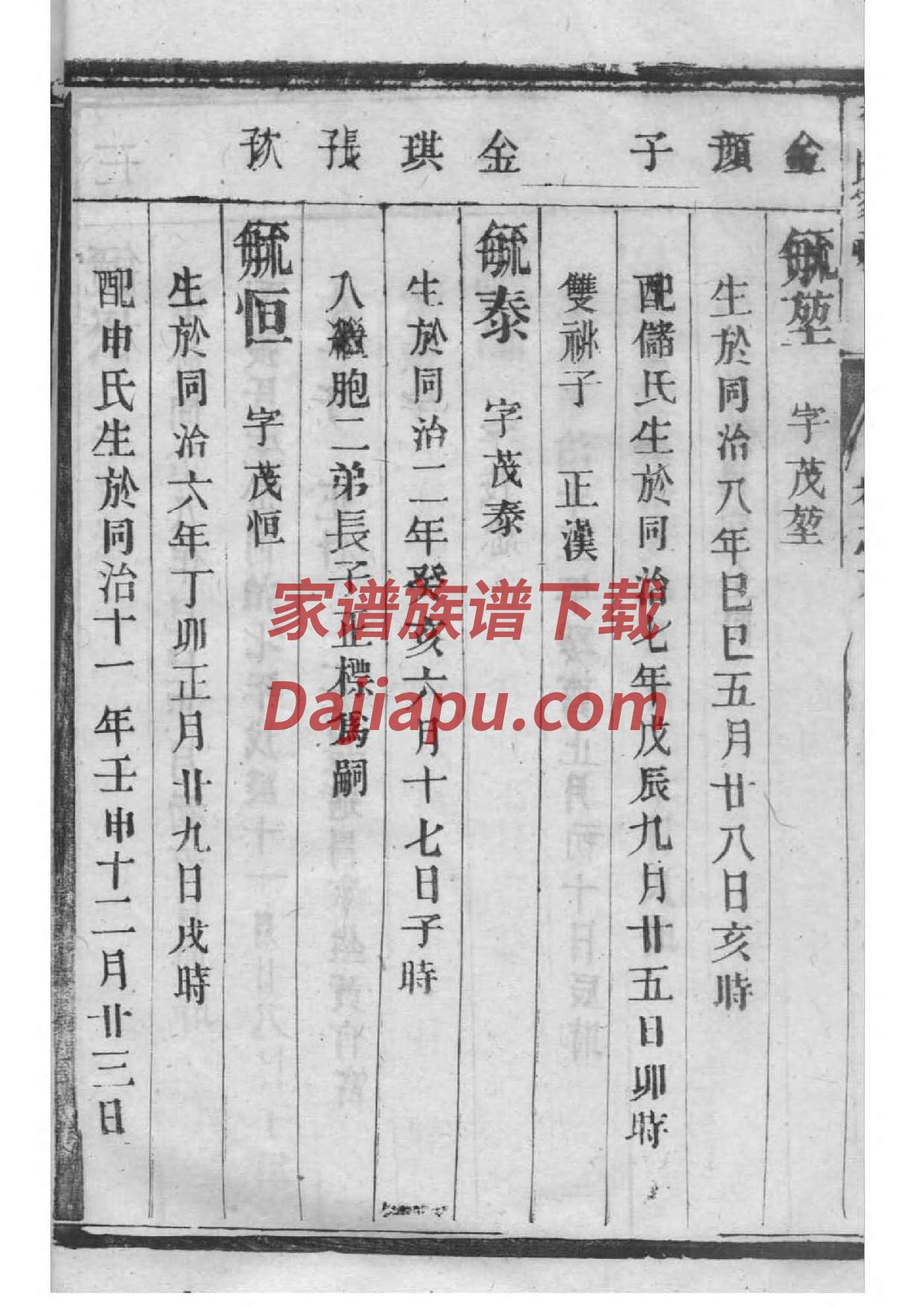 项氏族谱108字辈