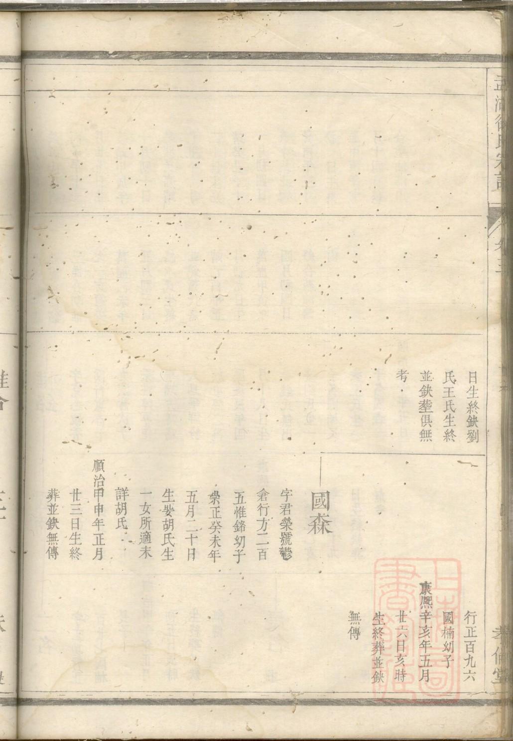 力氏族谱家谱