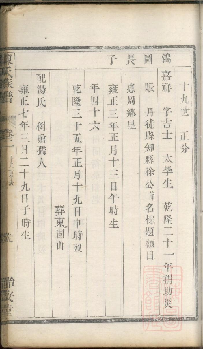 邢氏家谱字辈以世为辈