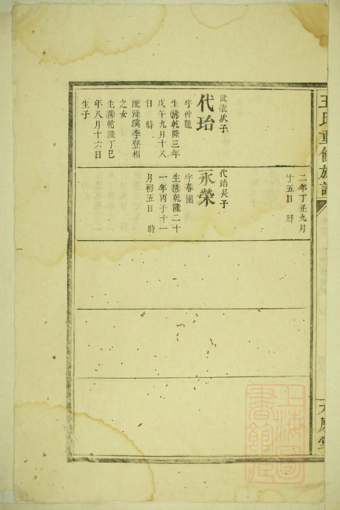不按族谱起名