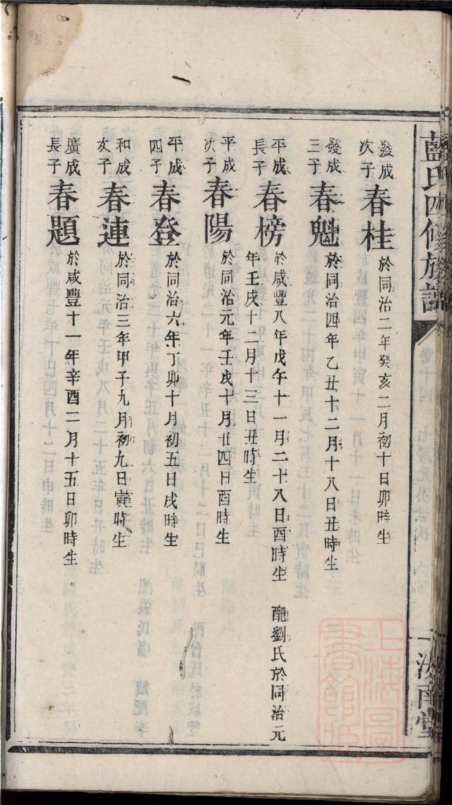 贲氏字辈介绍