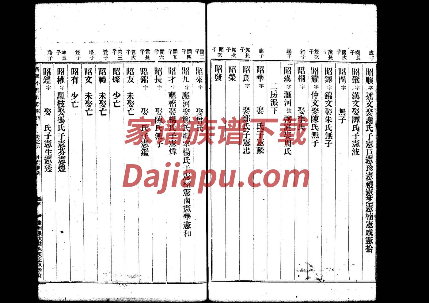 傅姓免费查自己家谱