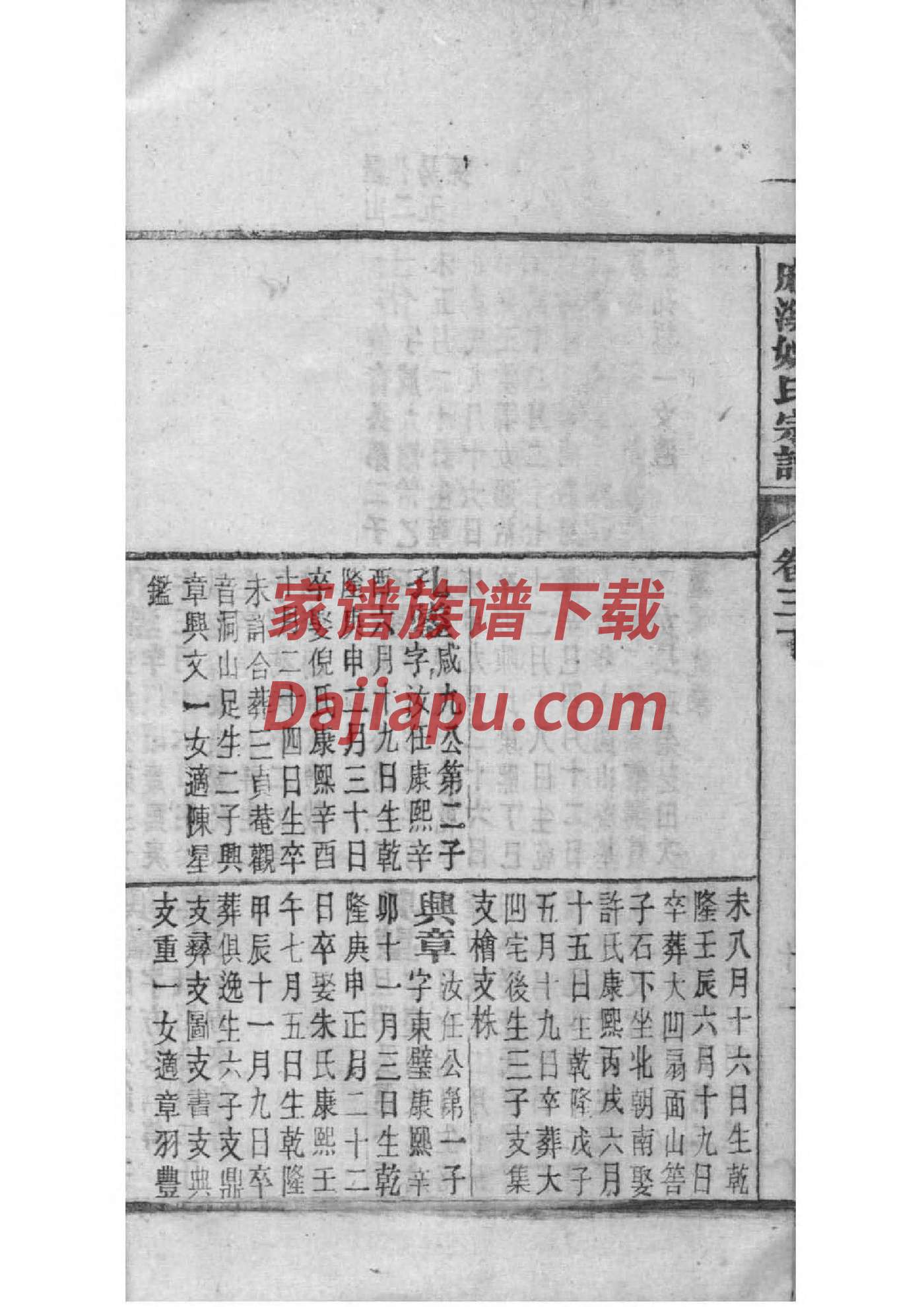 山西汾西赵氏家谱