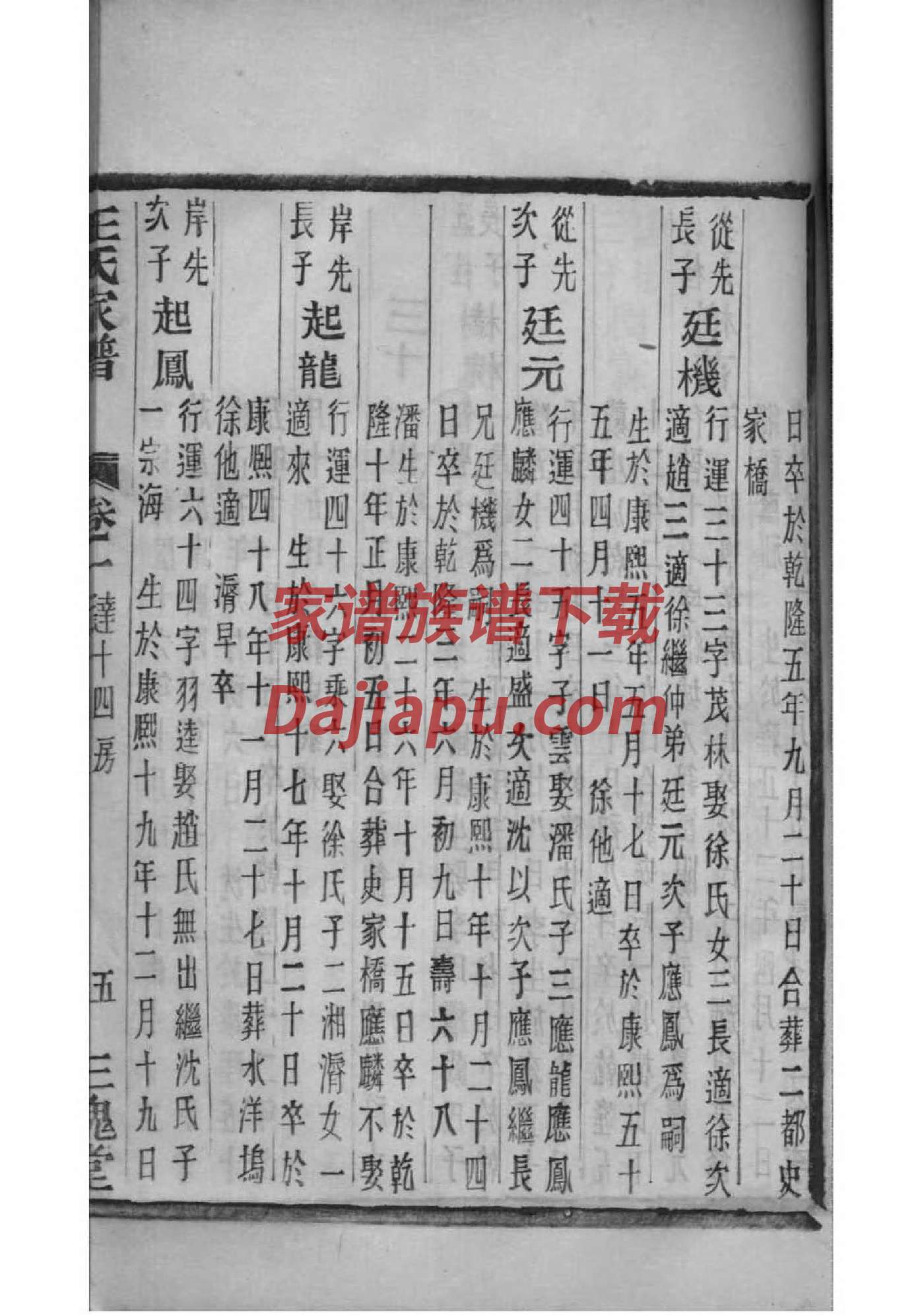 江苏省王氏家谱