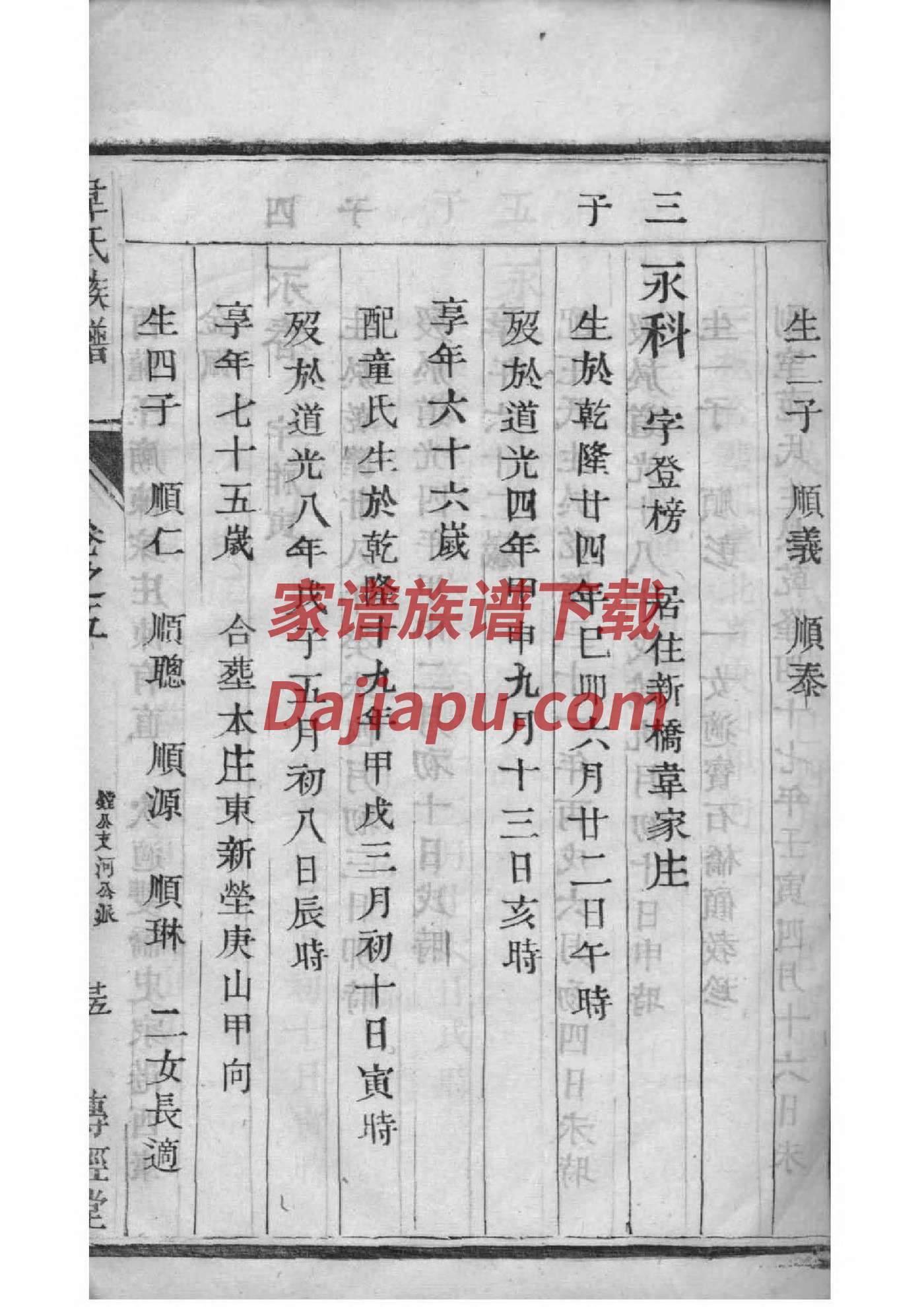 洛阳孙氏家谱