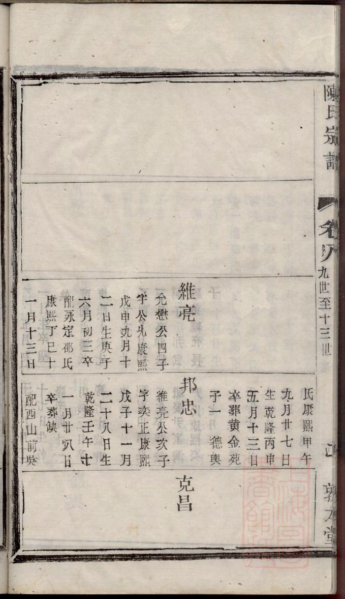 巩氏辈分表