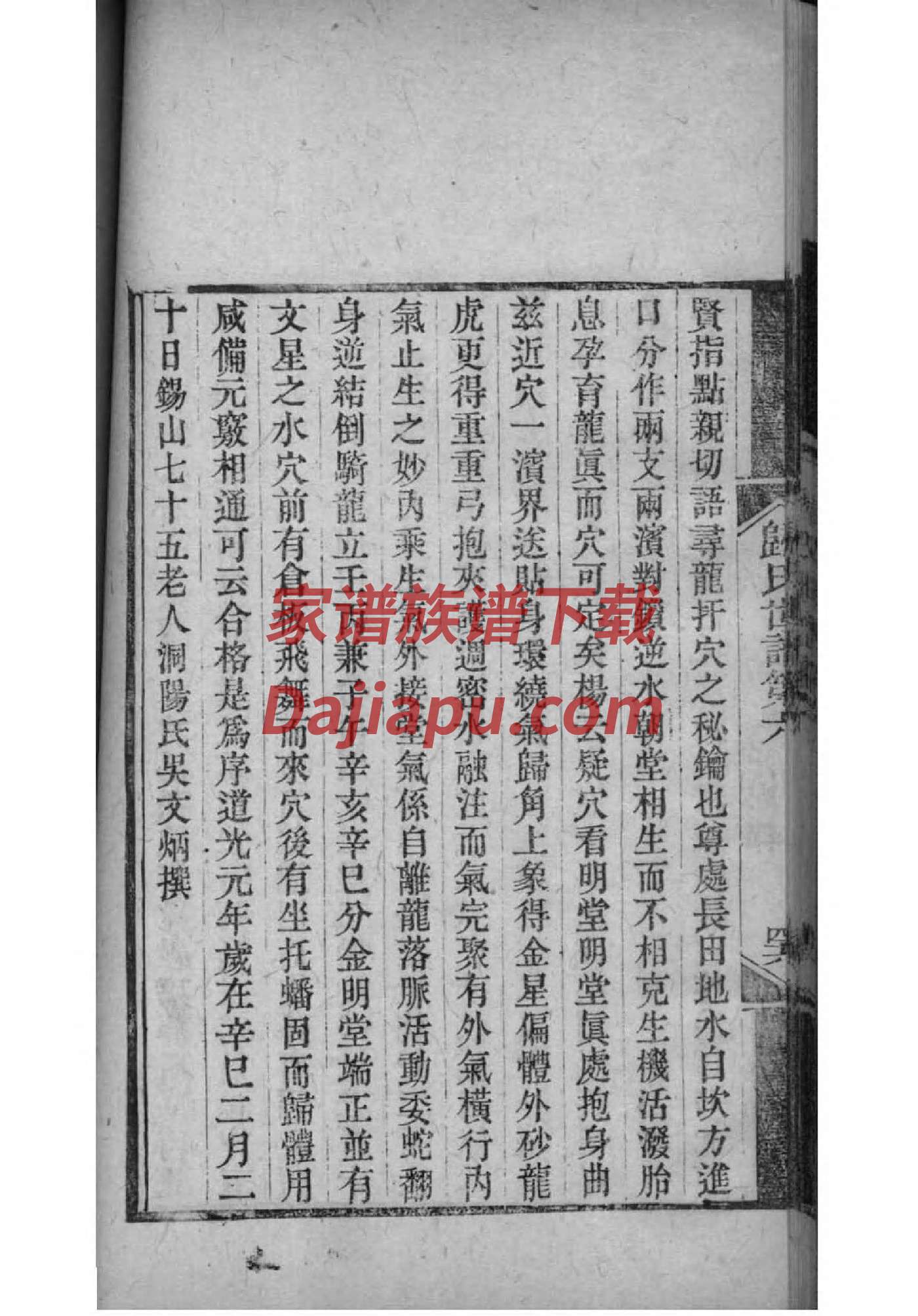家谱中的谱序如何写