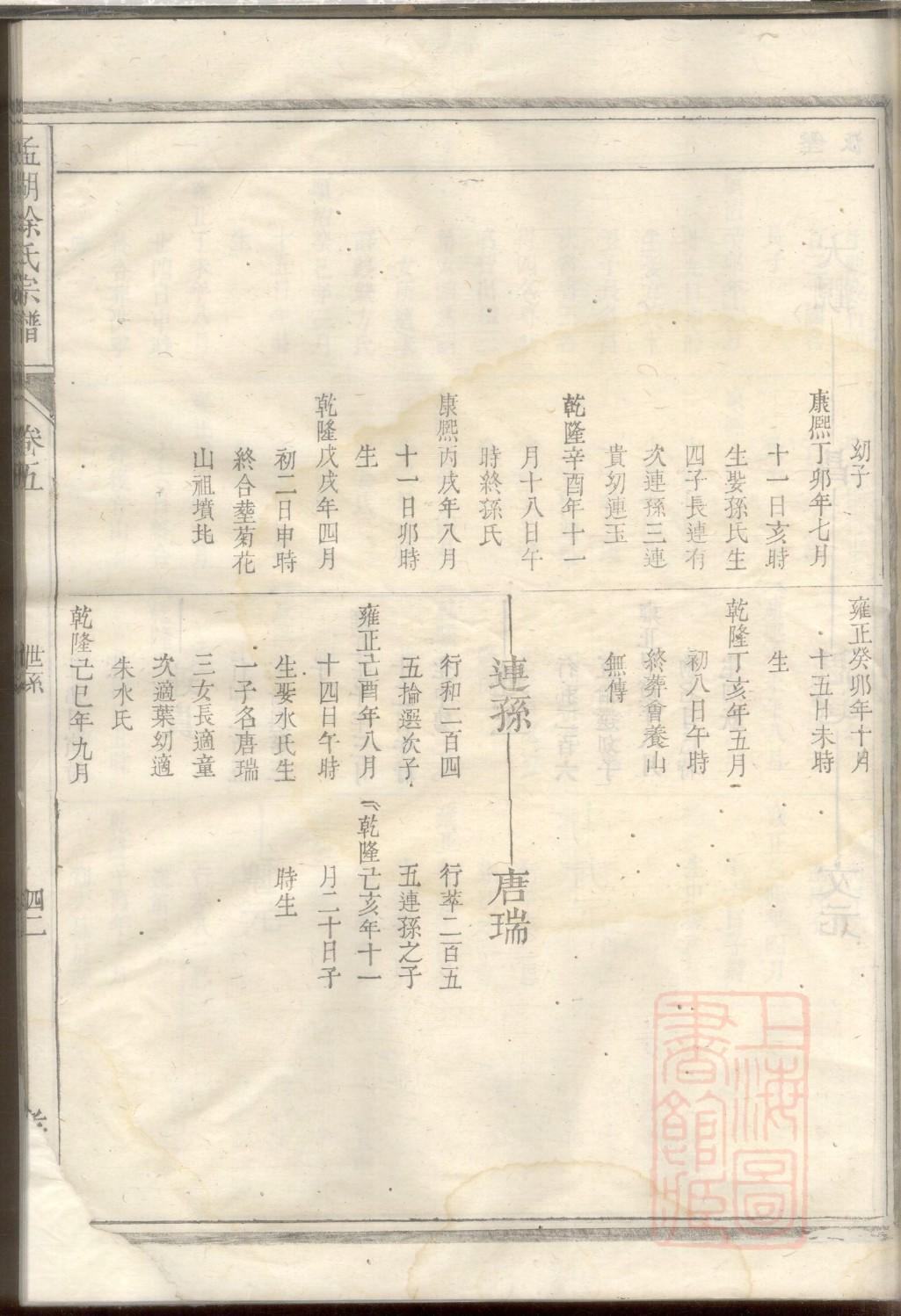 莱芜苗山王氏家谱