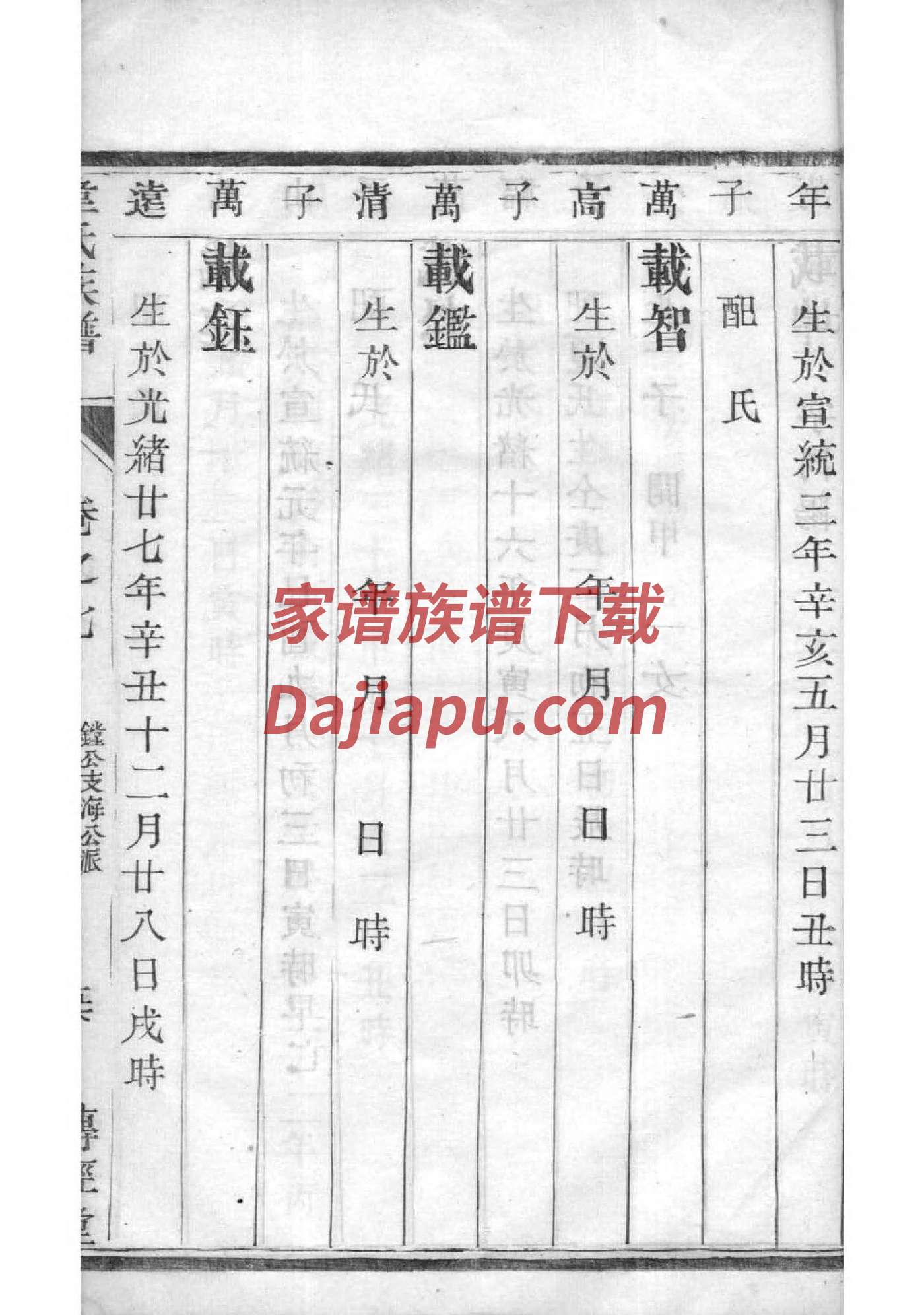 墨氏家谱所有字辈查询