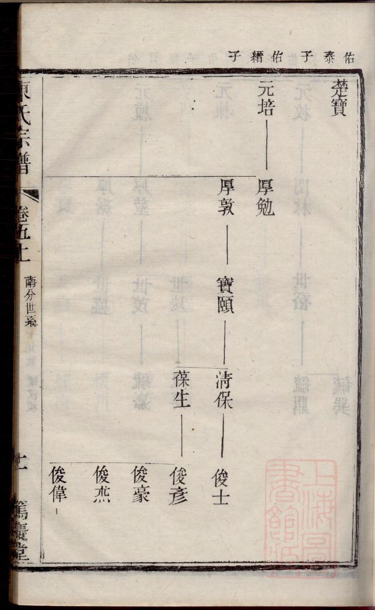 莫氏族谱108字辈