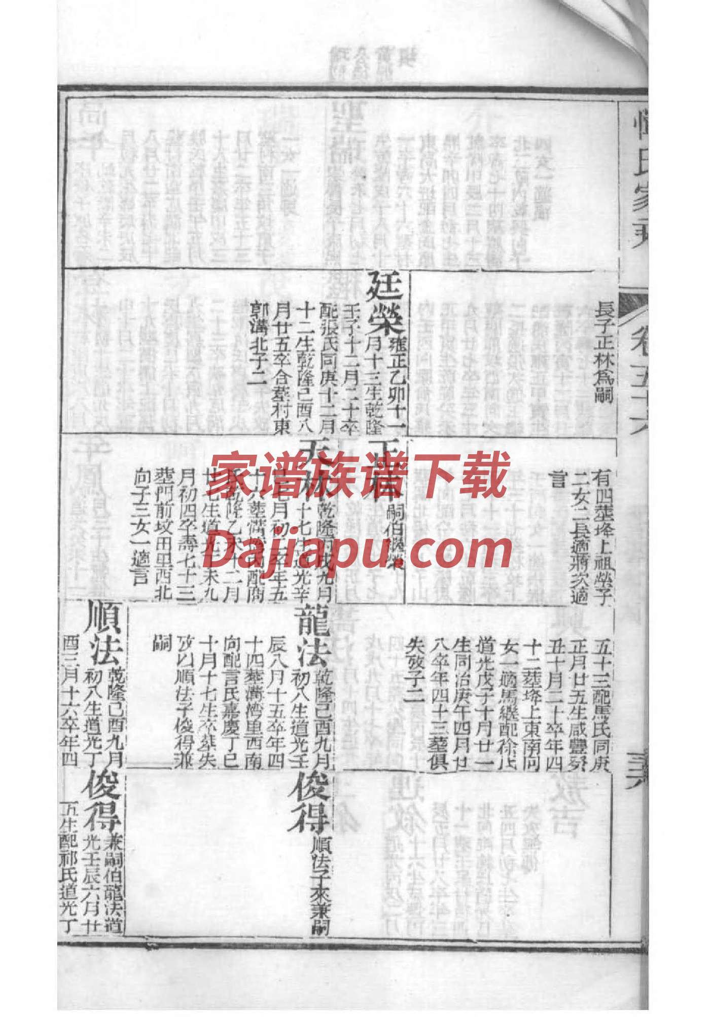 羽氏家谱所有字辈查询