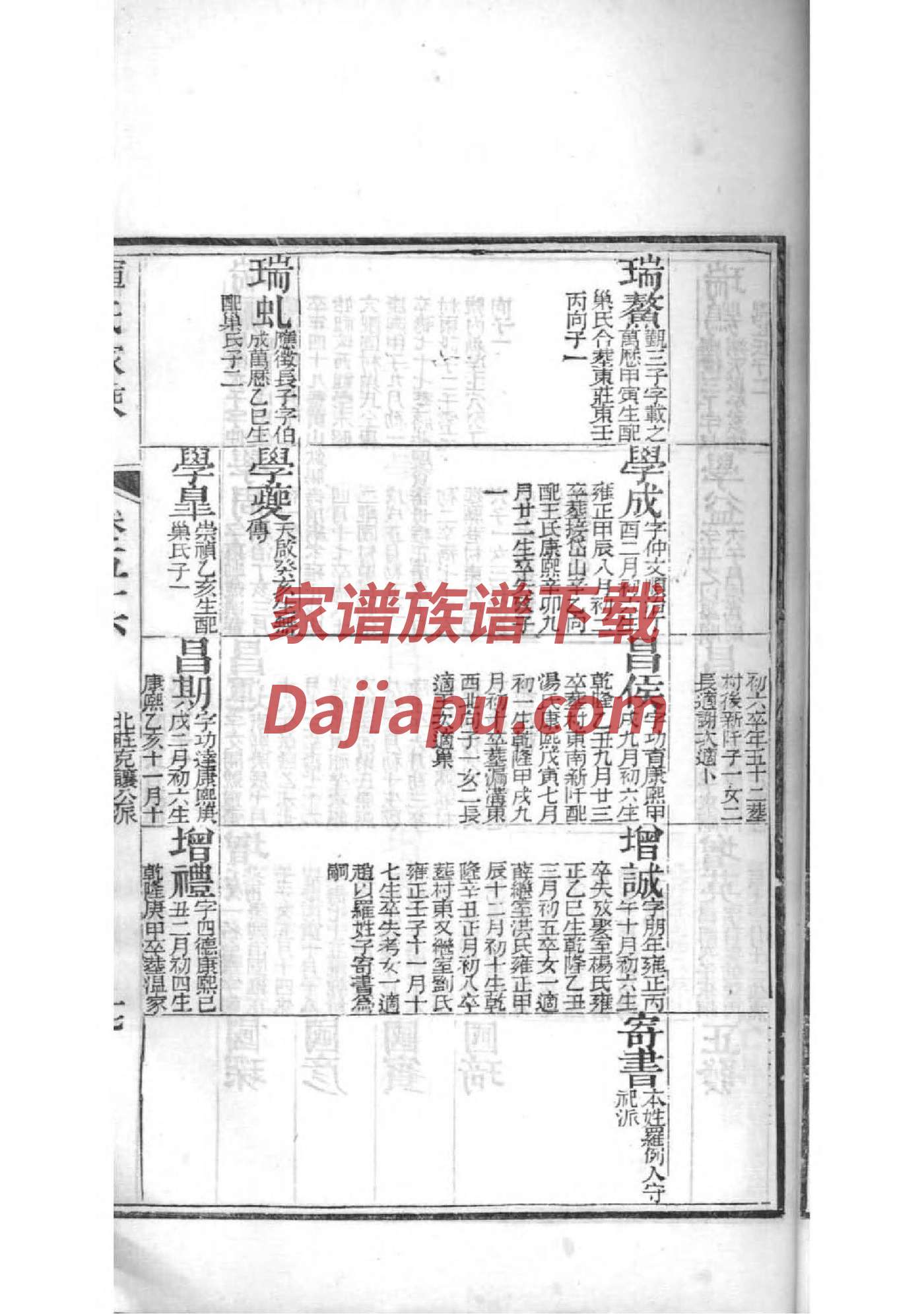 牧姓族谱字辈排行