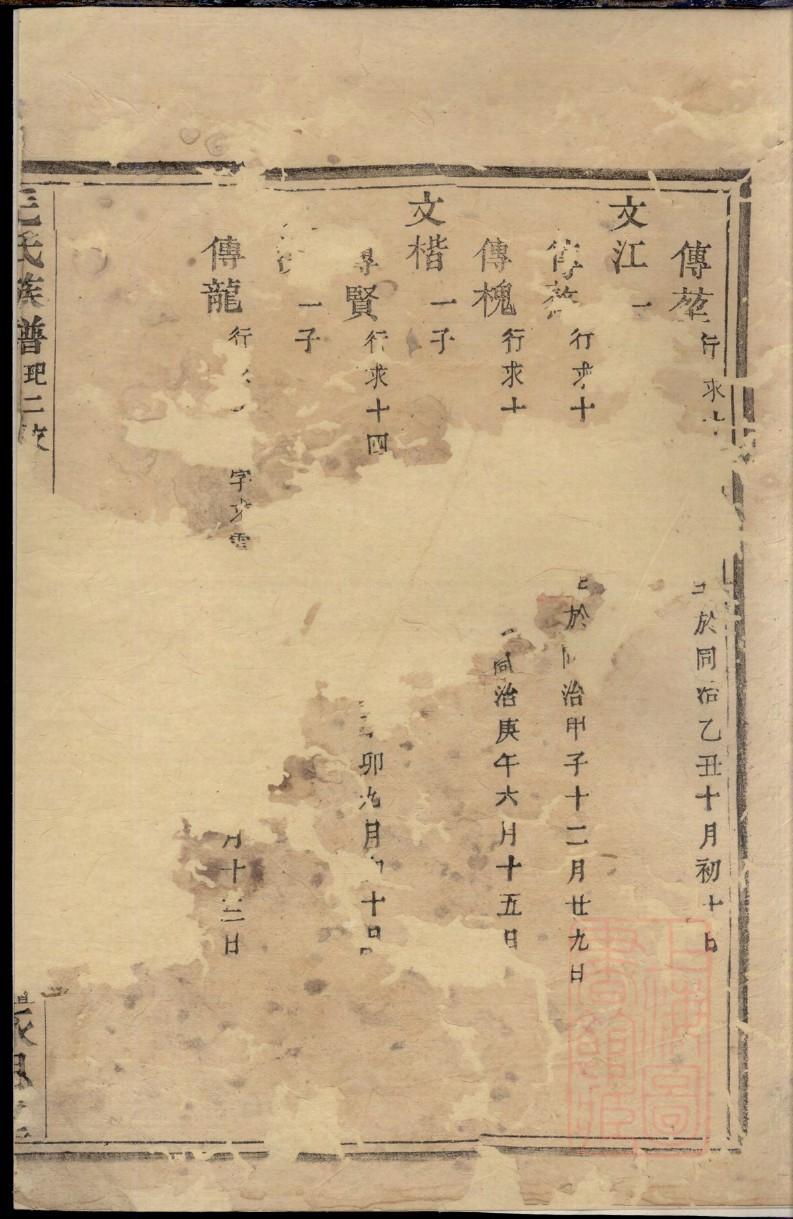 薛仁贵族谱