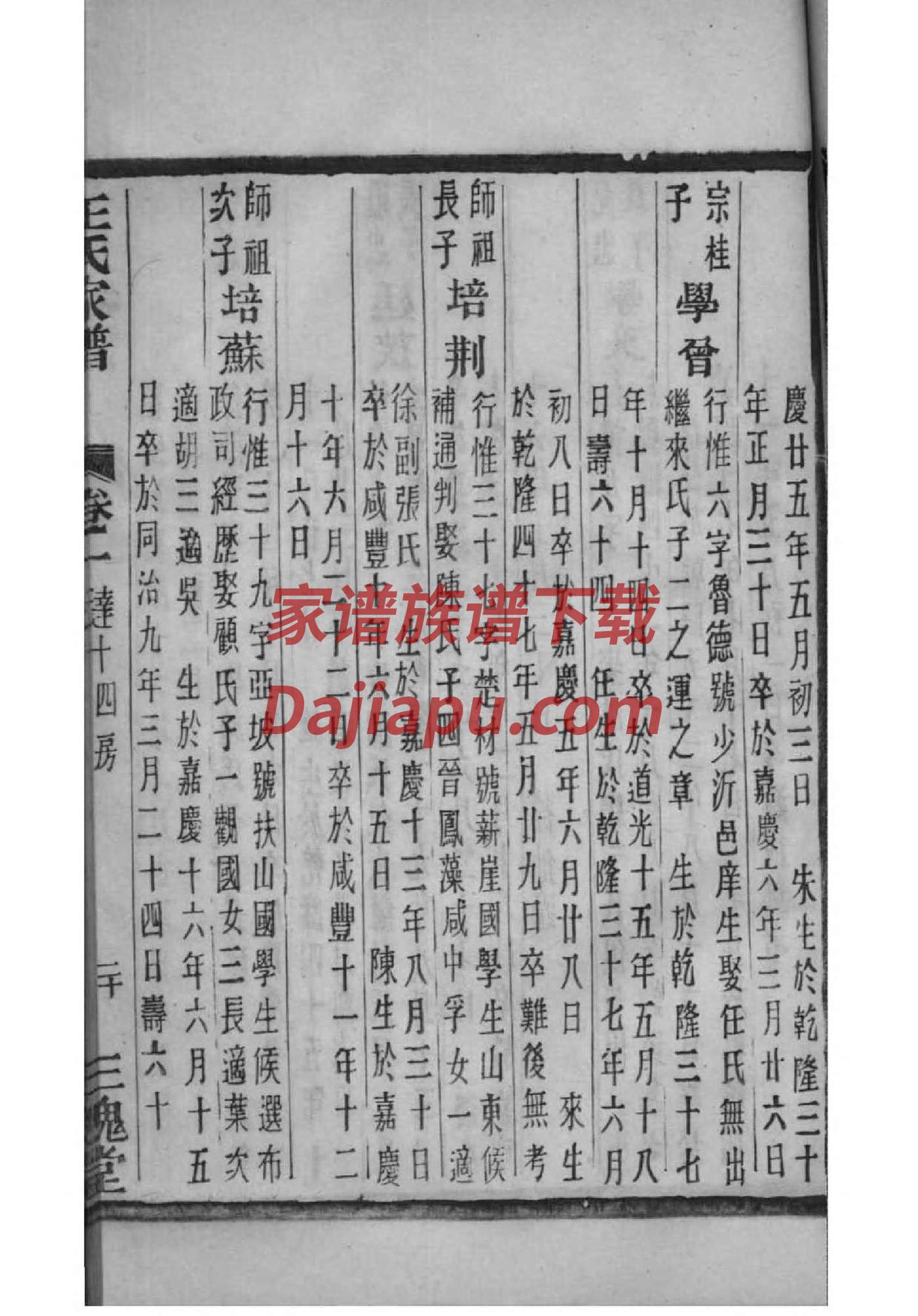 小学生画家谱图怎么画