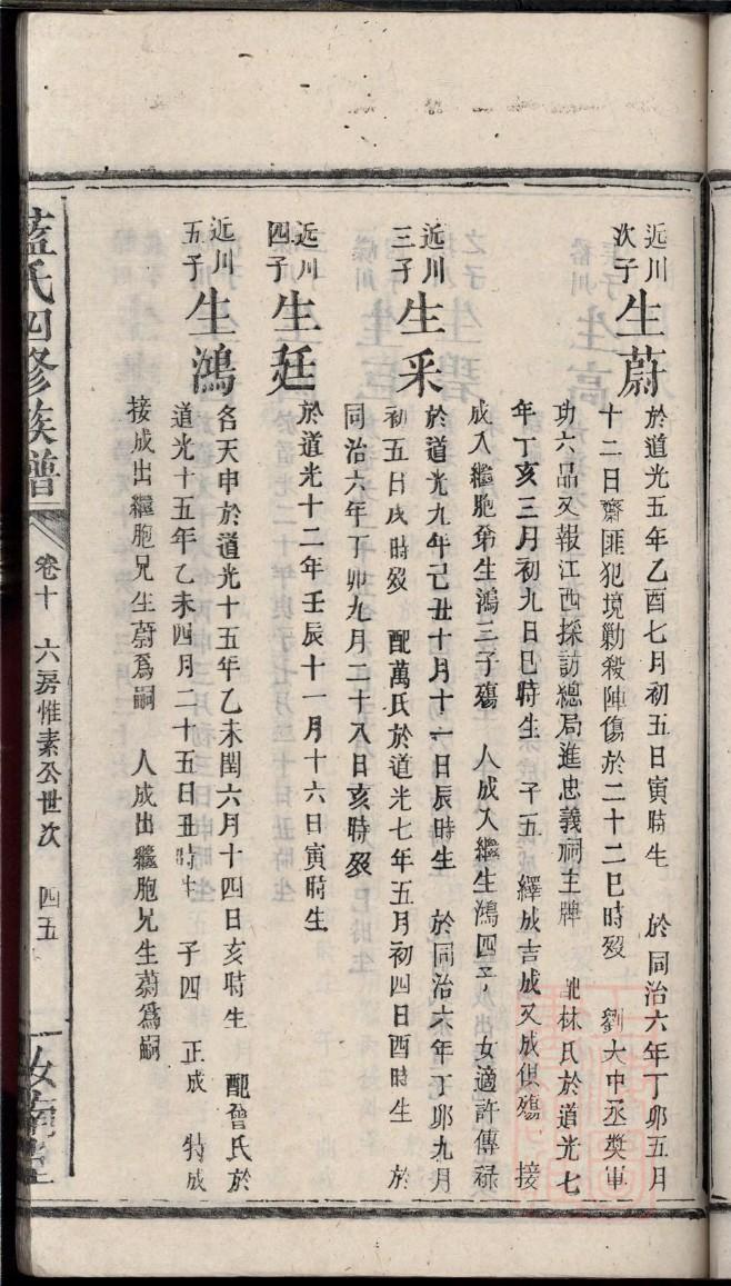 王氏家谱制作样本