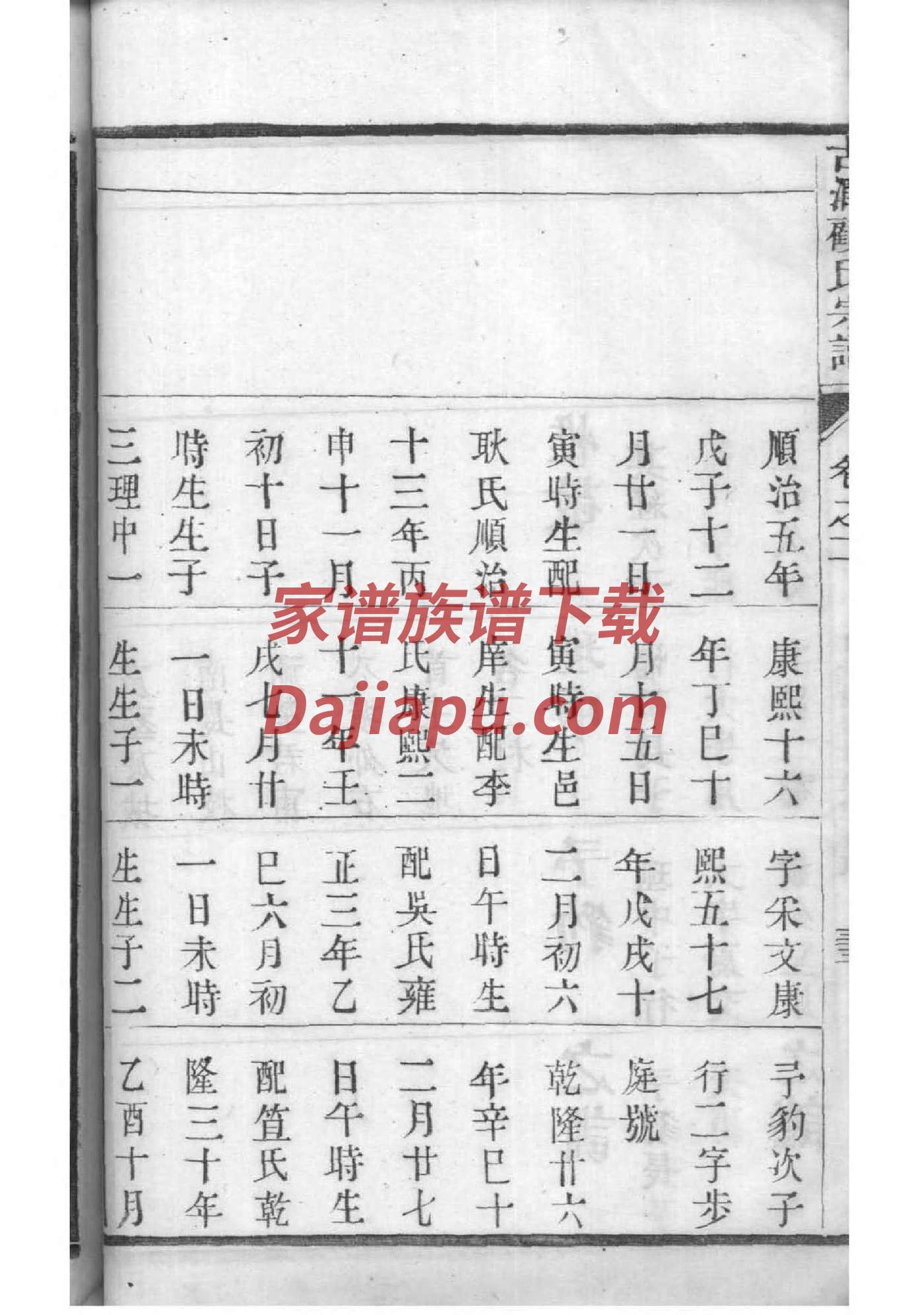 最新褚氏家谱