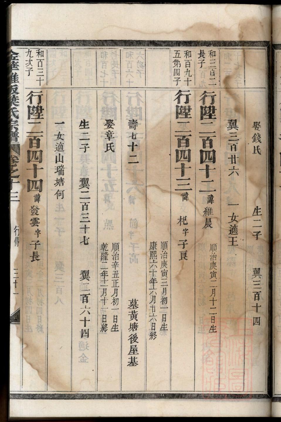 邹汉勋族谱