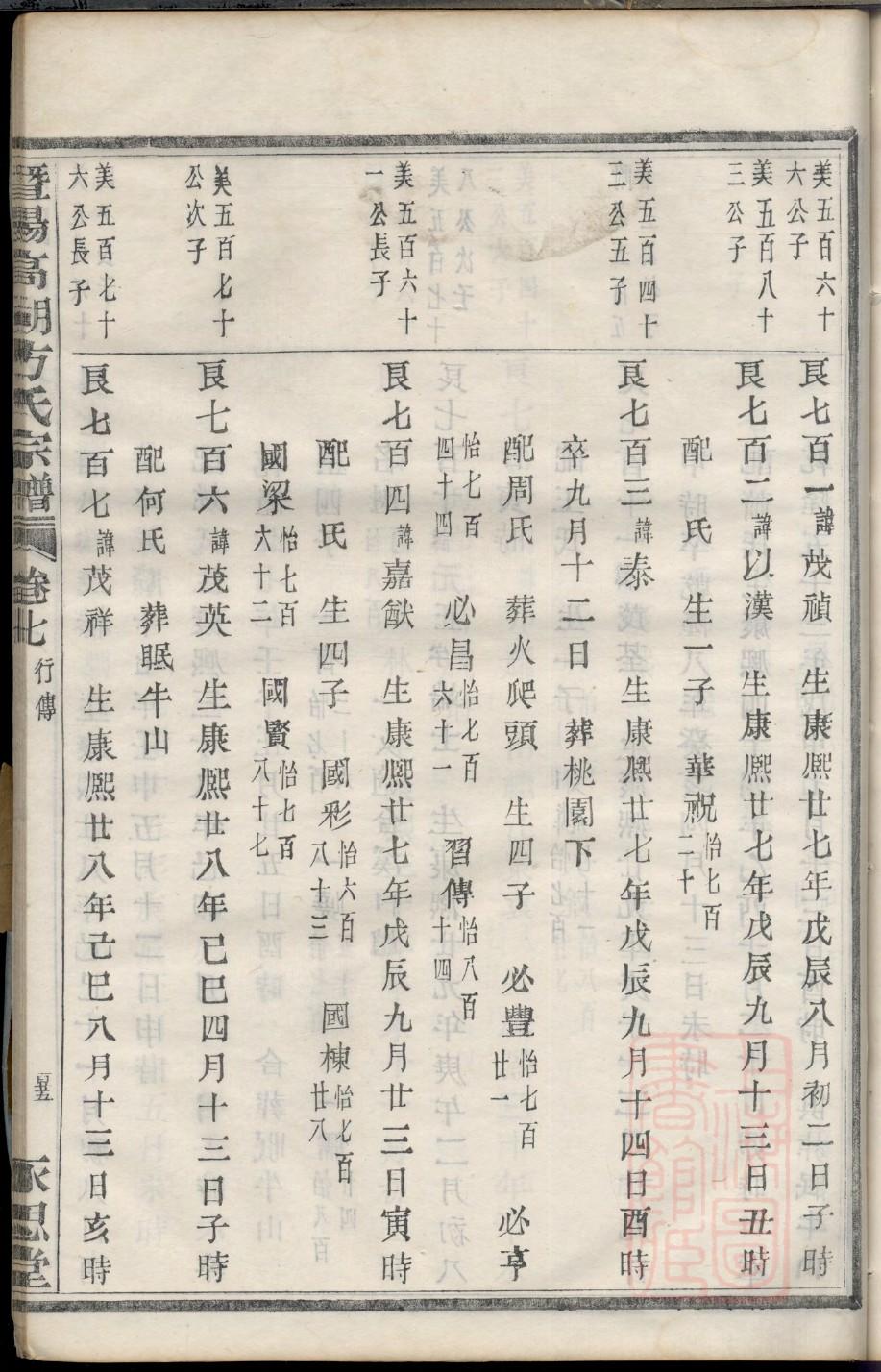 广西江氏族谱