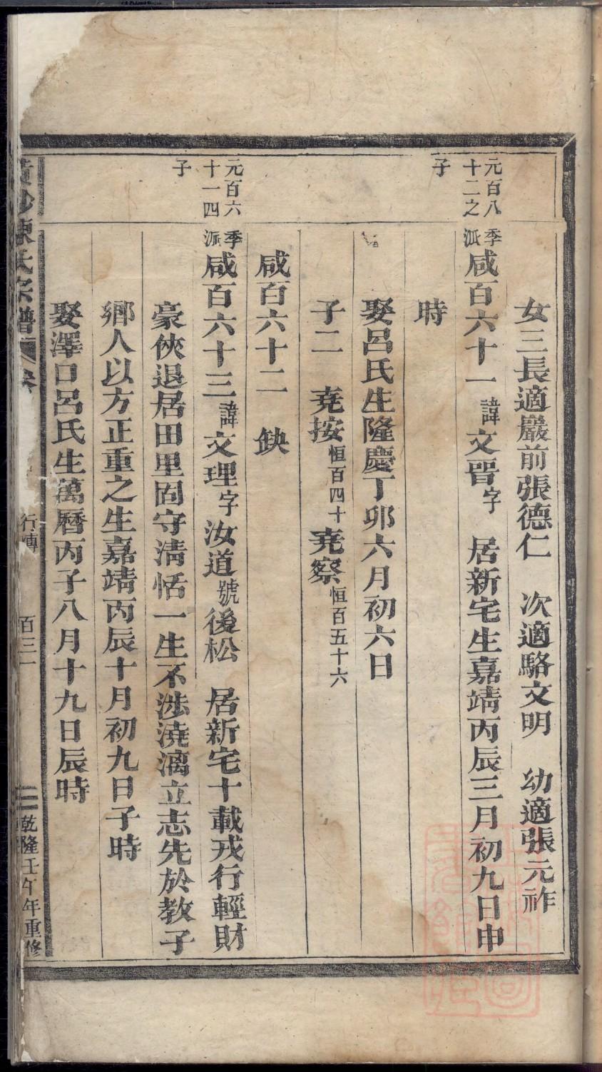 金氏家谱山东即墨字辈